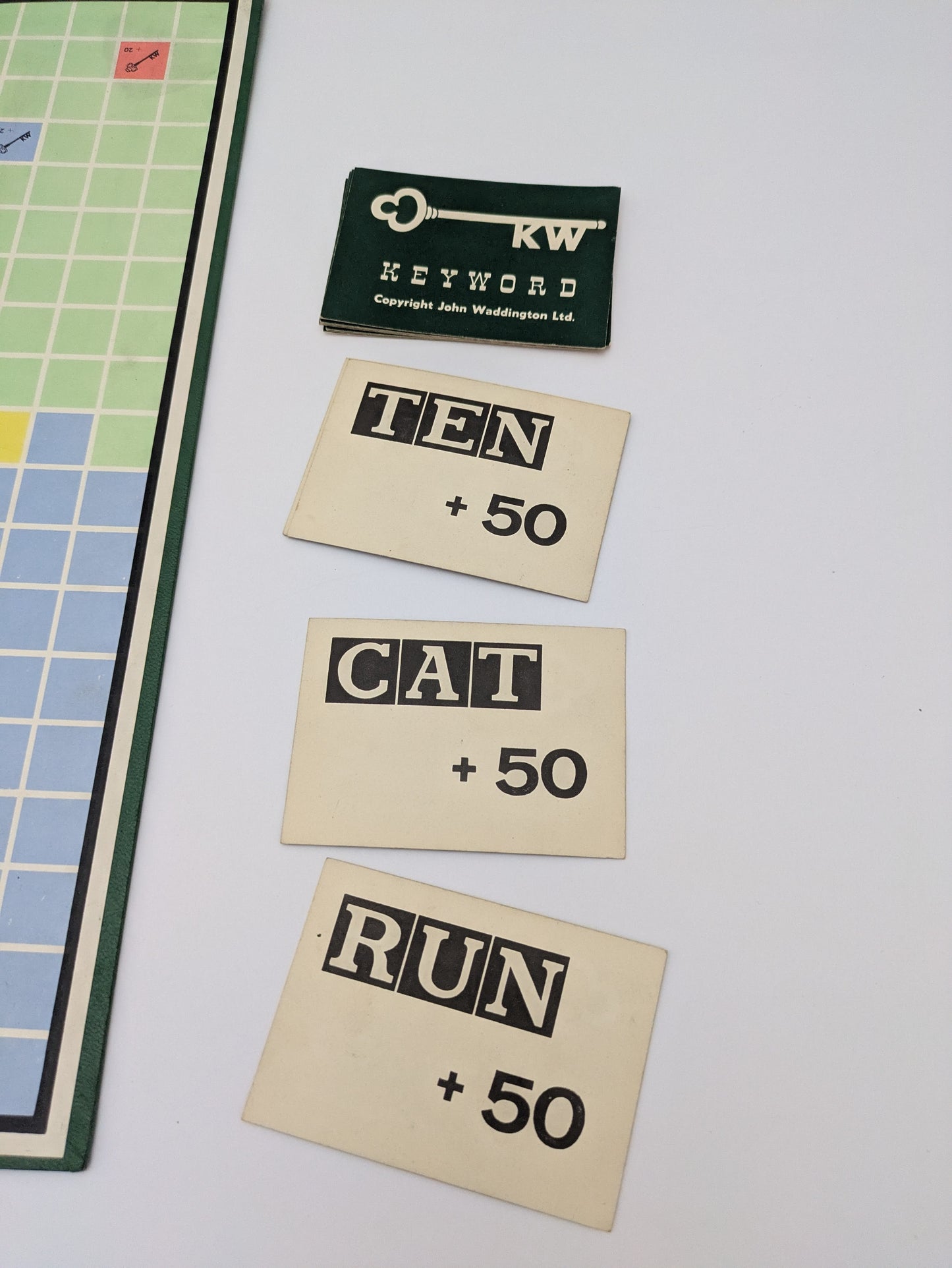 Keyword (1953) board game – the retro word guessing challenge for all ages.