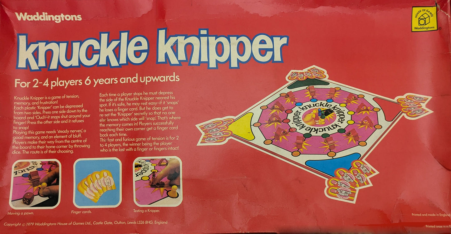 Knuckle Knipper (1979) – Rare and Nostalgic Board Game Collectible