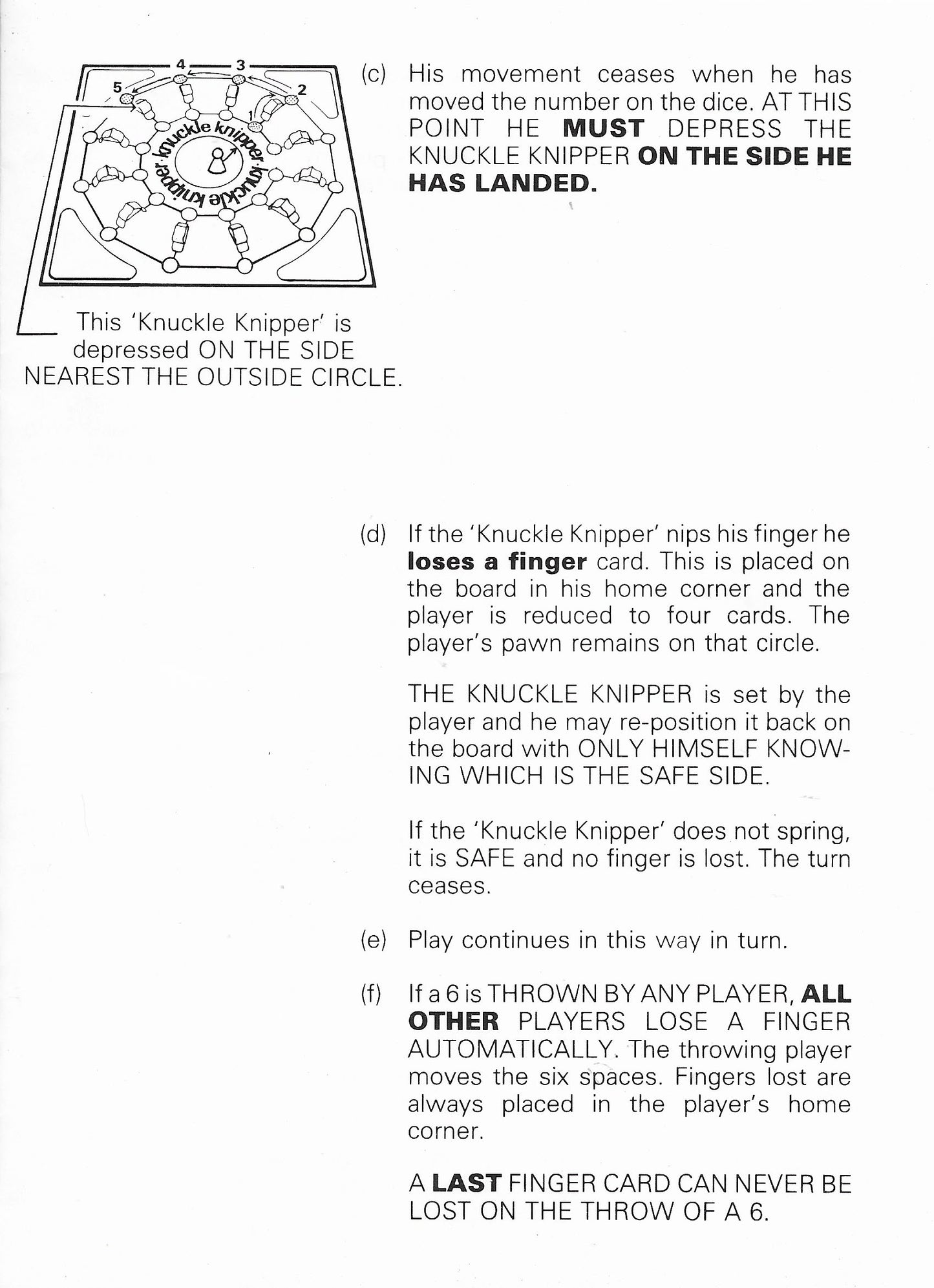 Knuckle Knipper (1979) Rules – Learn How to Win Without Losing Fingers