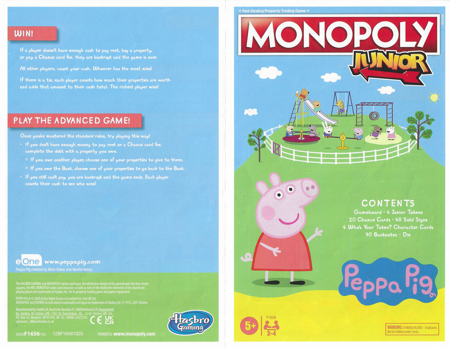 Learn how to play Monopoly Peppa Pig (2003) with these easy-to-follow rules and get ready for a fun-filled family adventure.