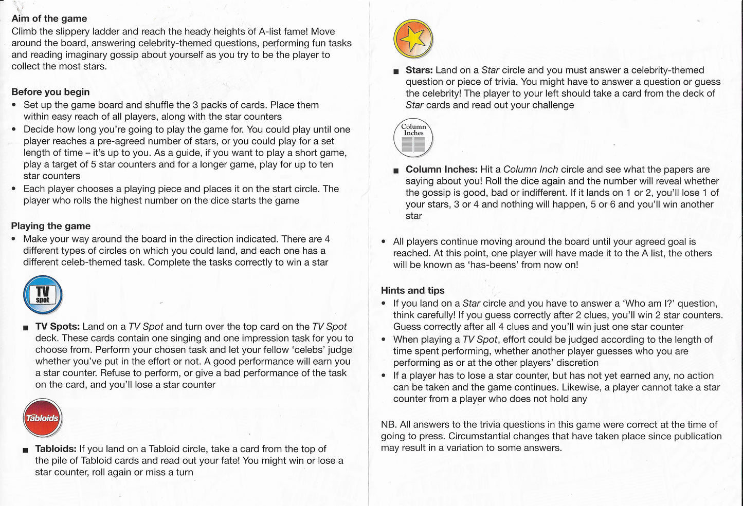 Learn the Official Rules of The Fame Game (2019) and Start Playing Tonight