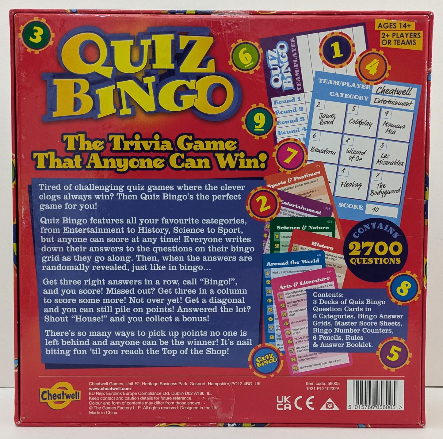 Love bingo Love quizzes Then you’ll love Quiz Bingo (2021) – the clever combo game that’s easy to learn and hard to stop playing.