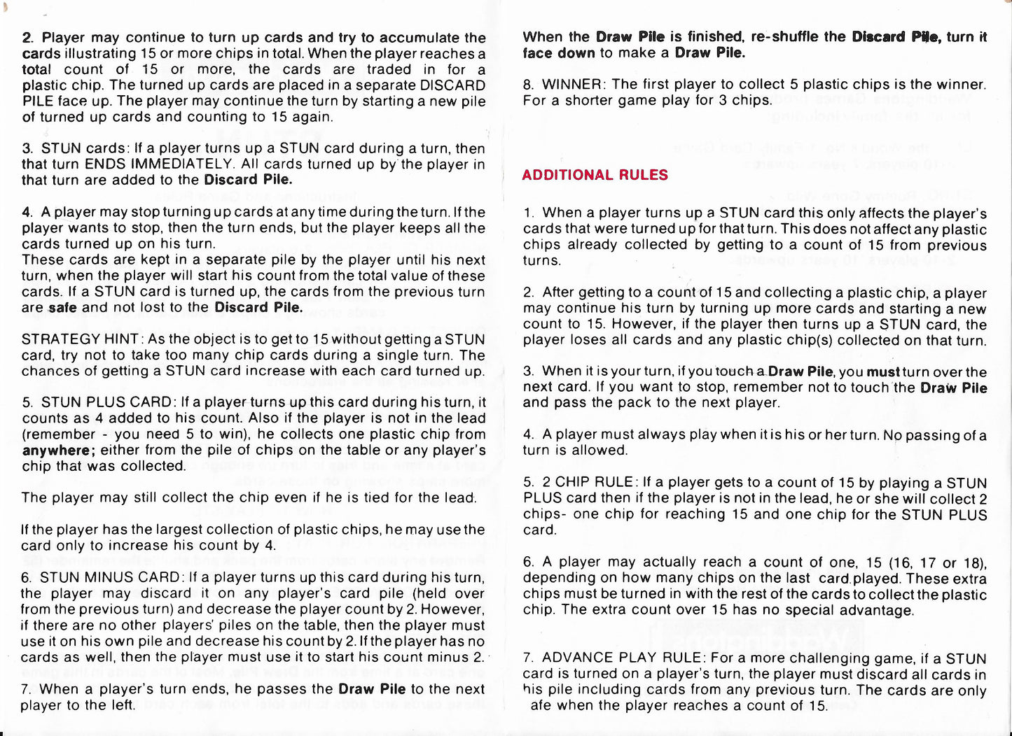 Master the Rules of Stun – Collect, Risk, and Keep an Eye on the Chips!