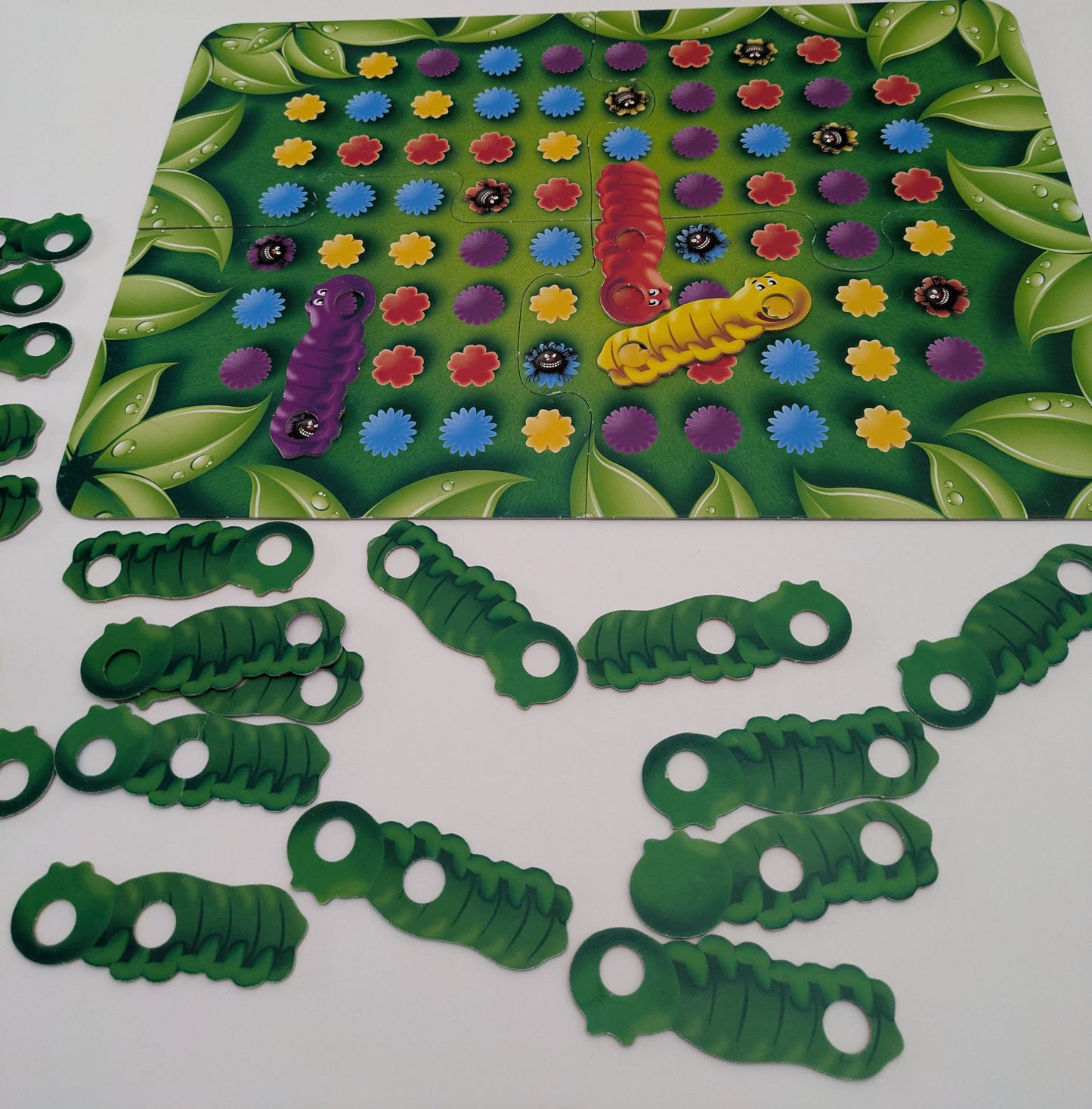 Match colours and dodge bogeybugs in the playful classic Colourful Caterpillars (1986)
