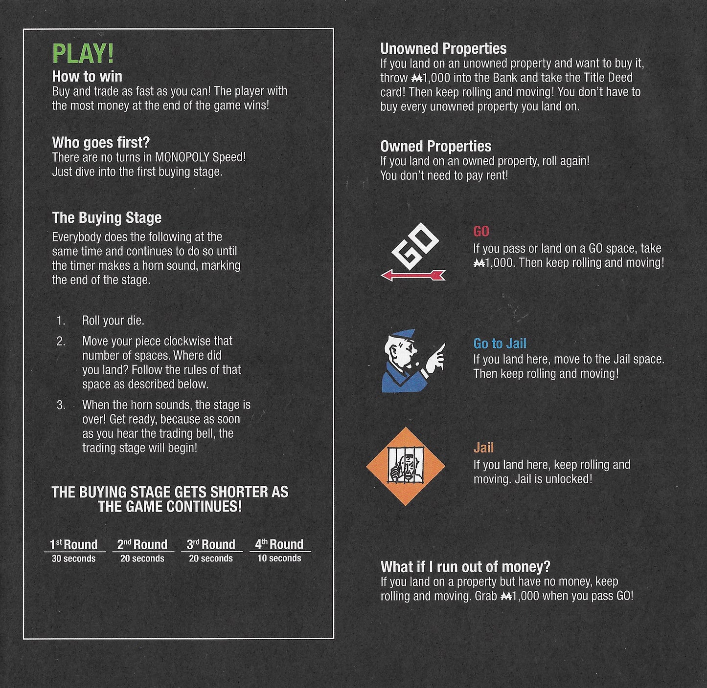 Monopoly Speed (2019) is a fun and unique version of the timeless property trading game.
