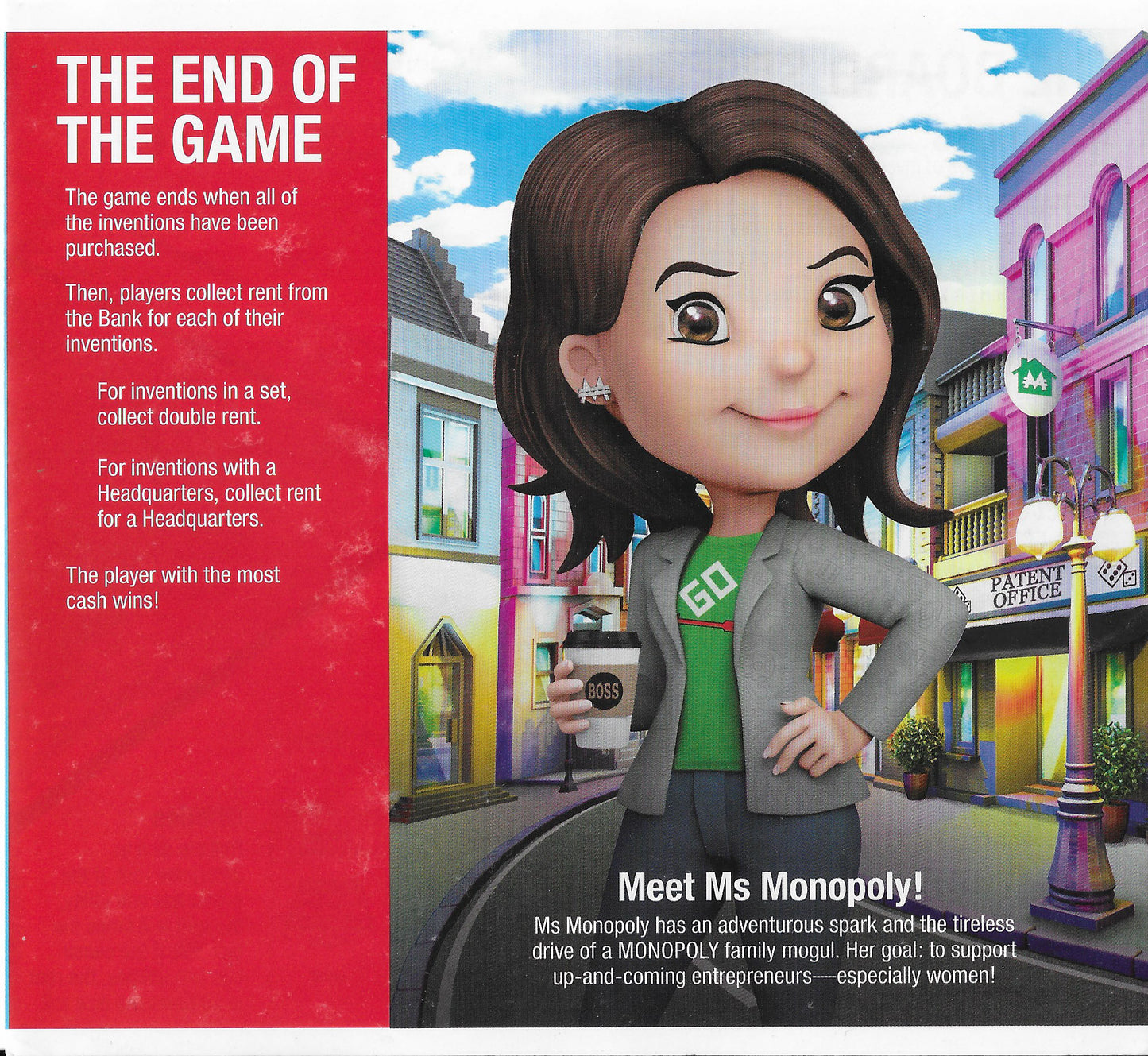 Ms Monopoly (2019) shows how players count their money to determine the winner