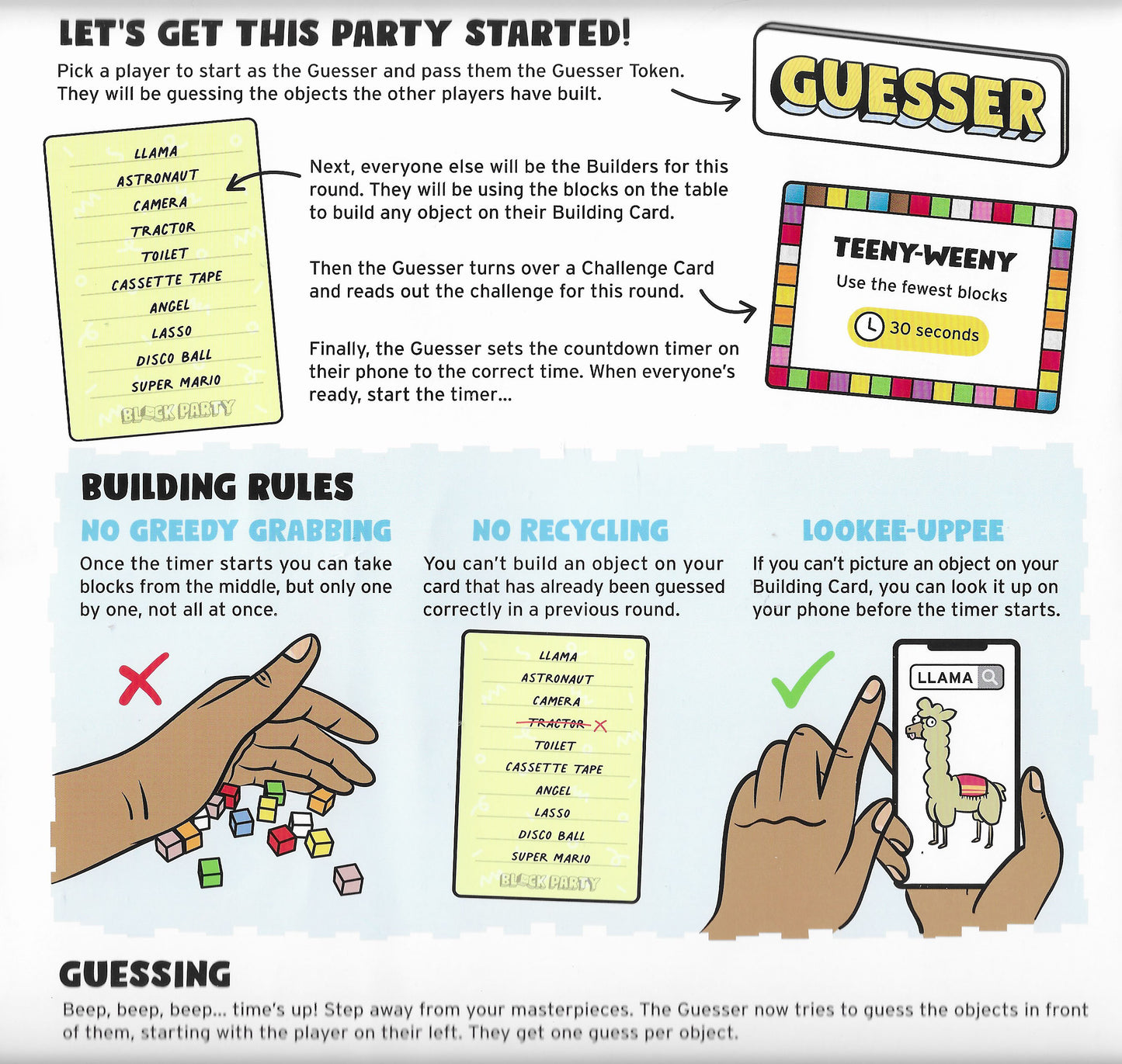 Outbuild and outguess your friends in the blocky madness of Block Party (2022).