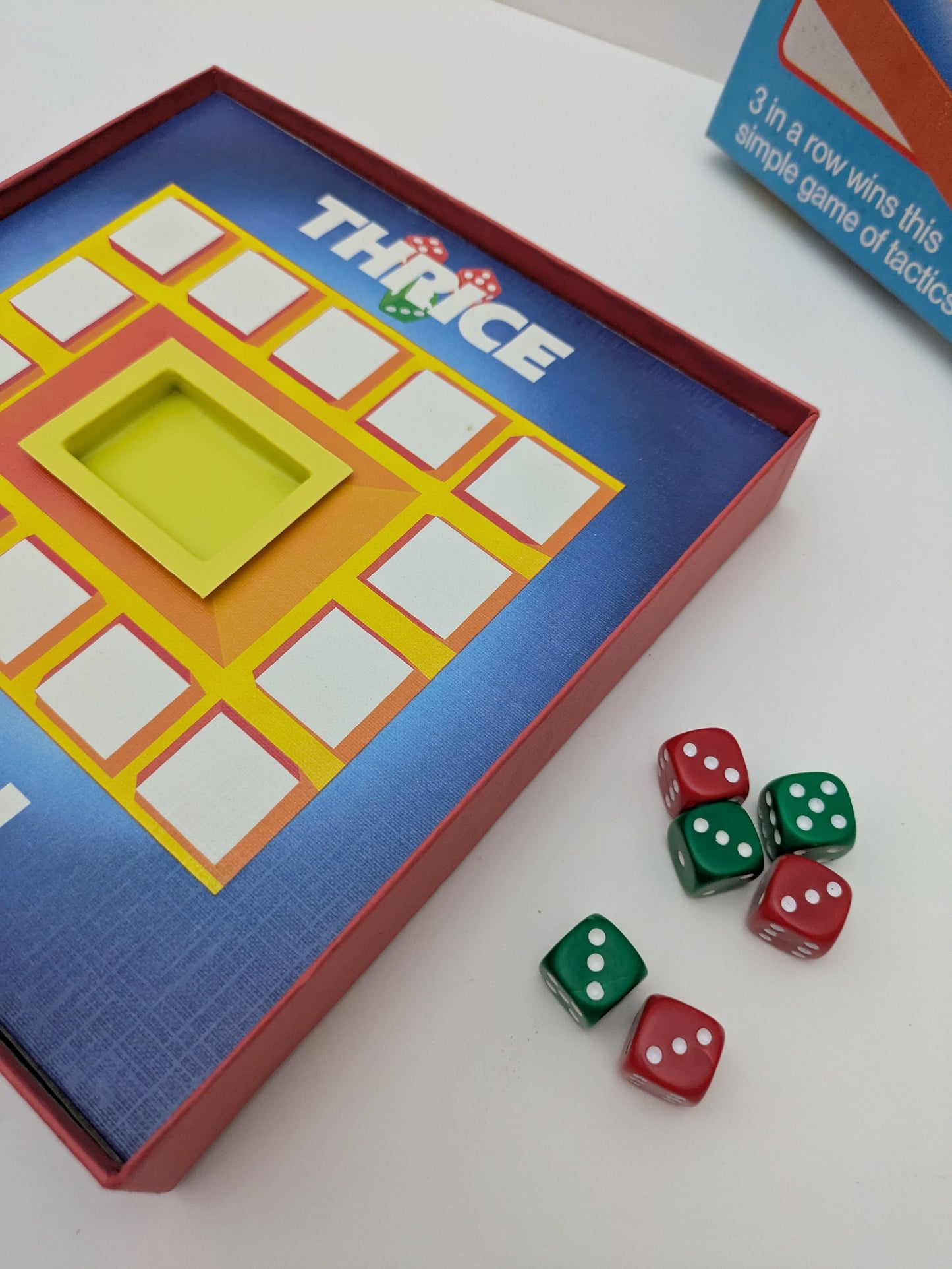 Outsmart your opponent in Thrice (1985), a fast-paced game of movement and logic.