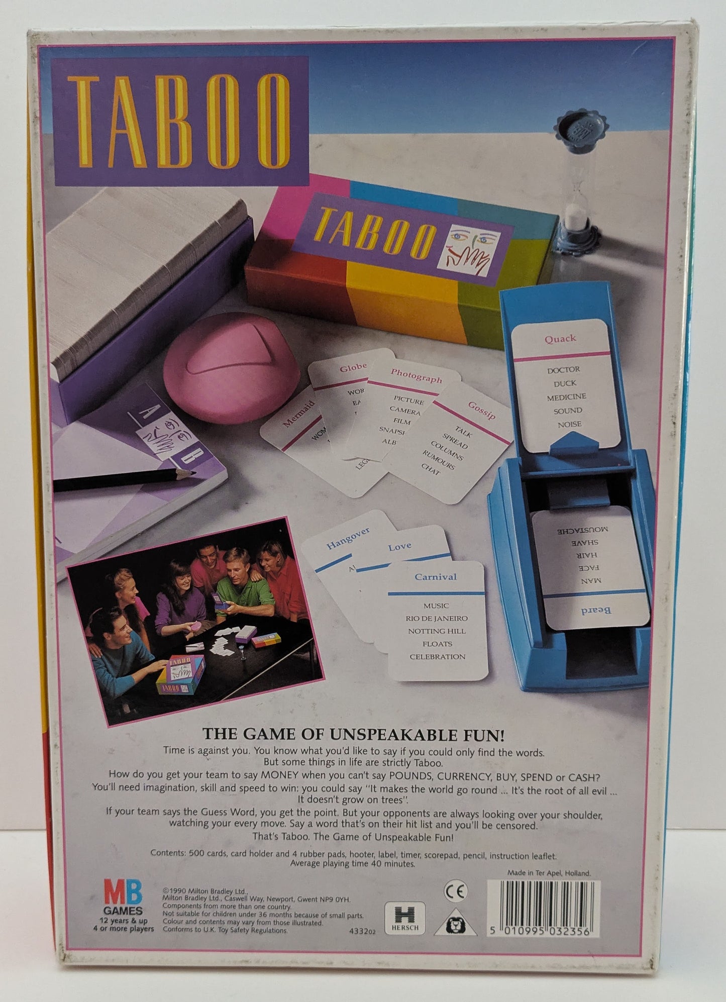 Play Taboo (1990) – The Timeless Party Favourite for Friends and Family