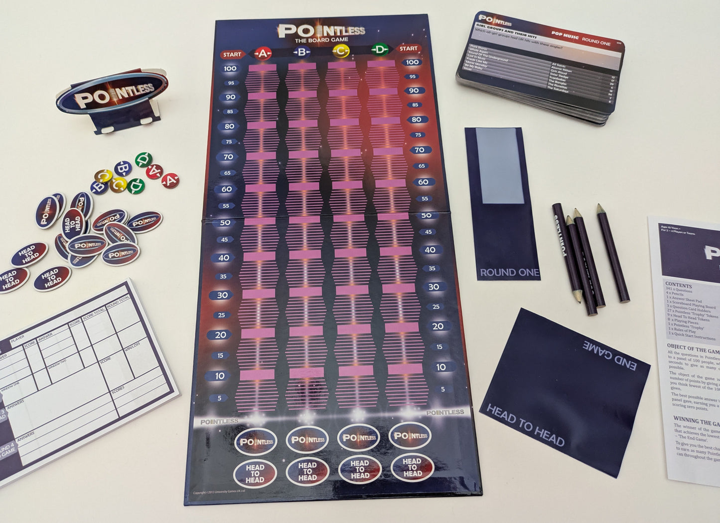 Pointless (2012) – the clever board game based on the hit TV quiz show where the least obvious answer wins.