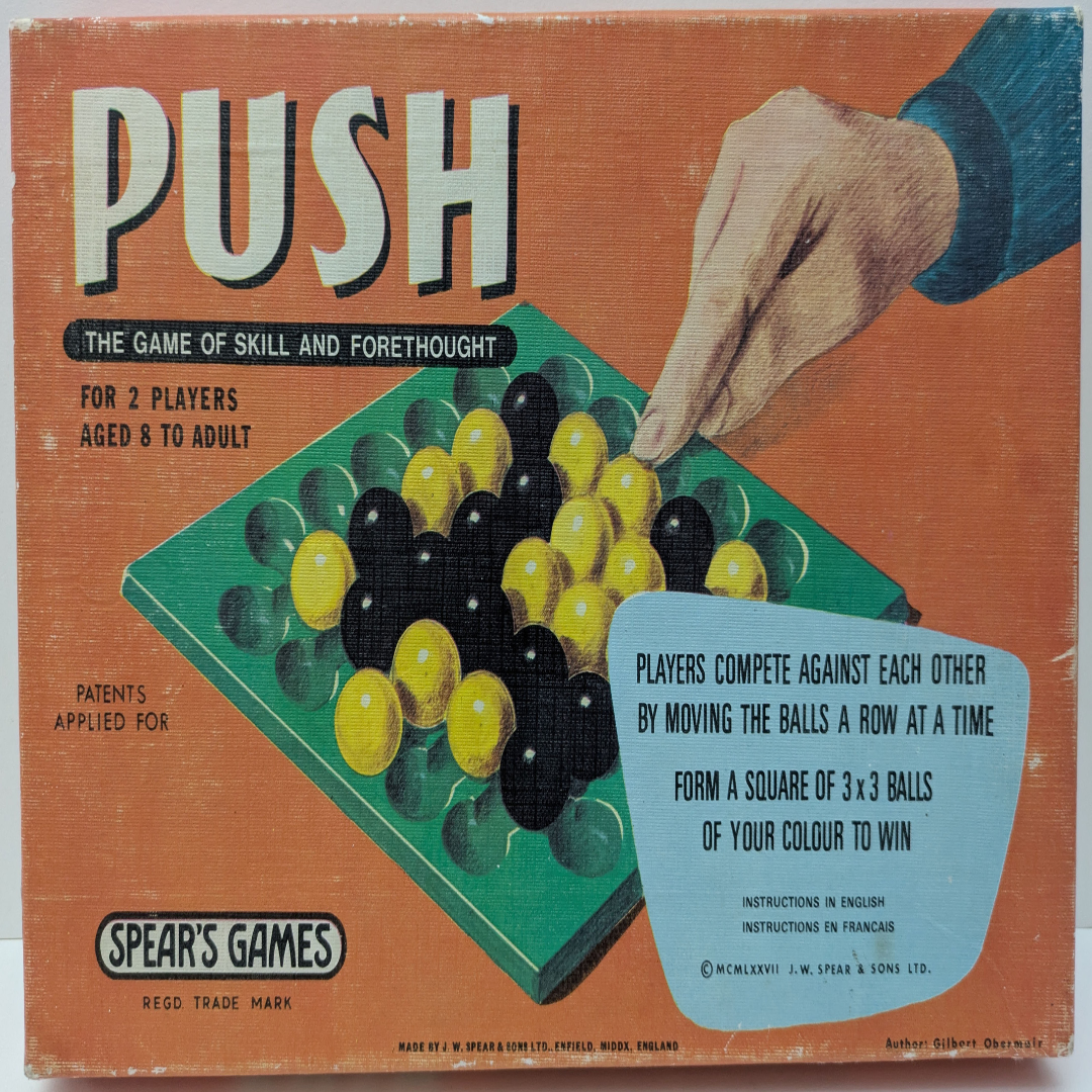 Push (1977) – A Retro Game of Skill, Strategy, and Bold Moves