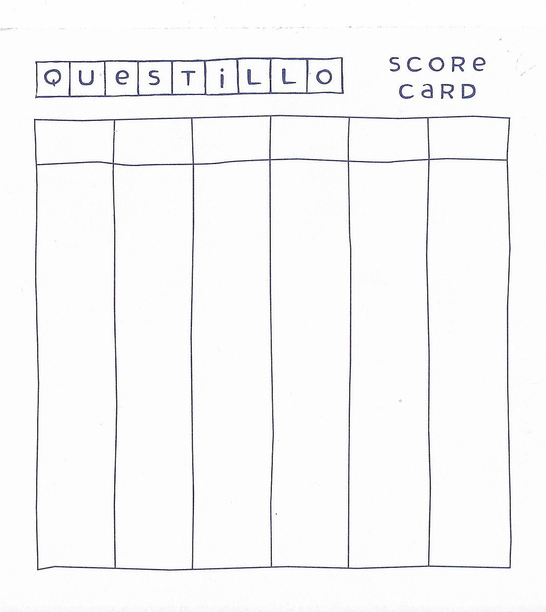 Questillo (1995) is a unique blend of crossword solving and strategic scoring.