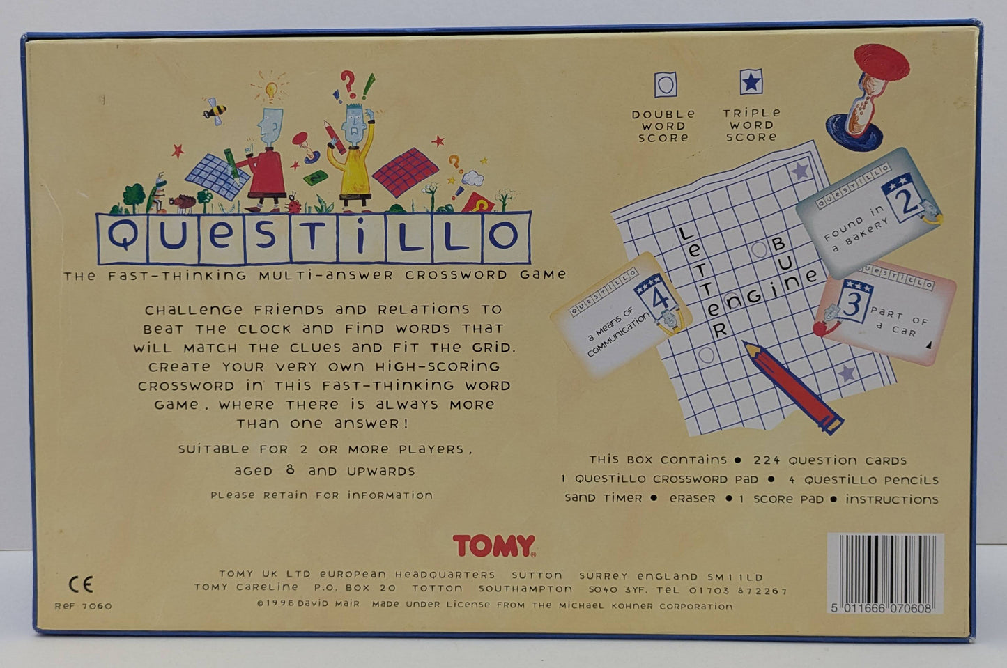 Questillo (1995) turns vocabulary into a competitive sport!