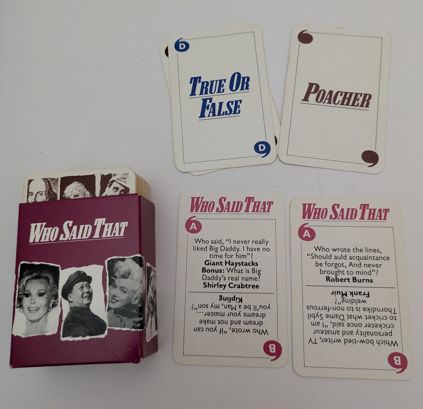 Quotations 1987 A Fun Challenge of Famous Quotes and Quick Thinking
