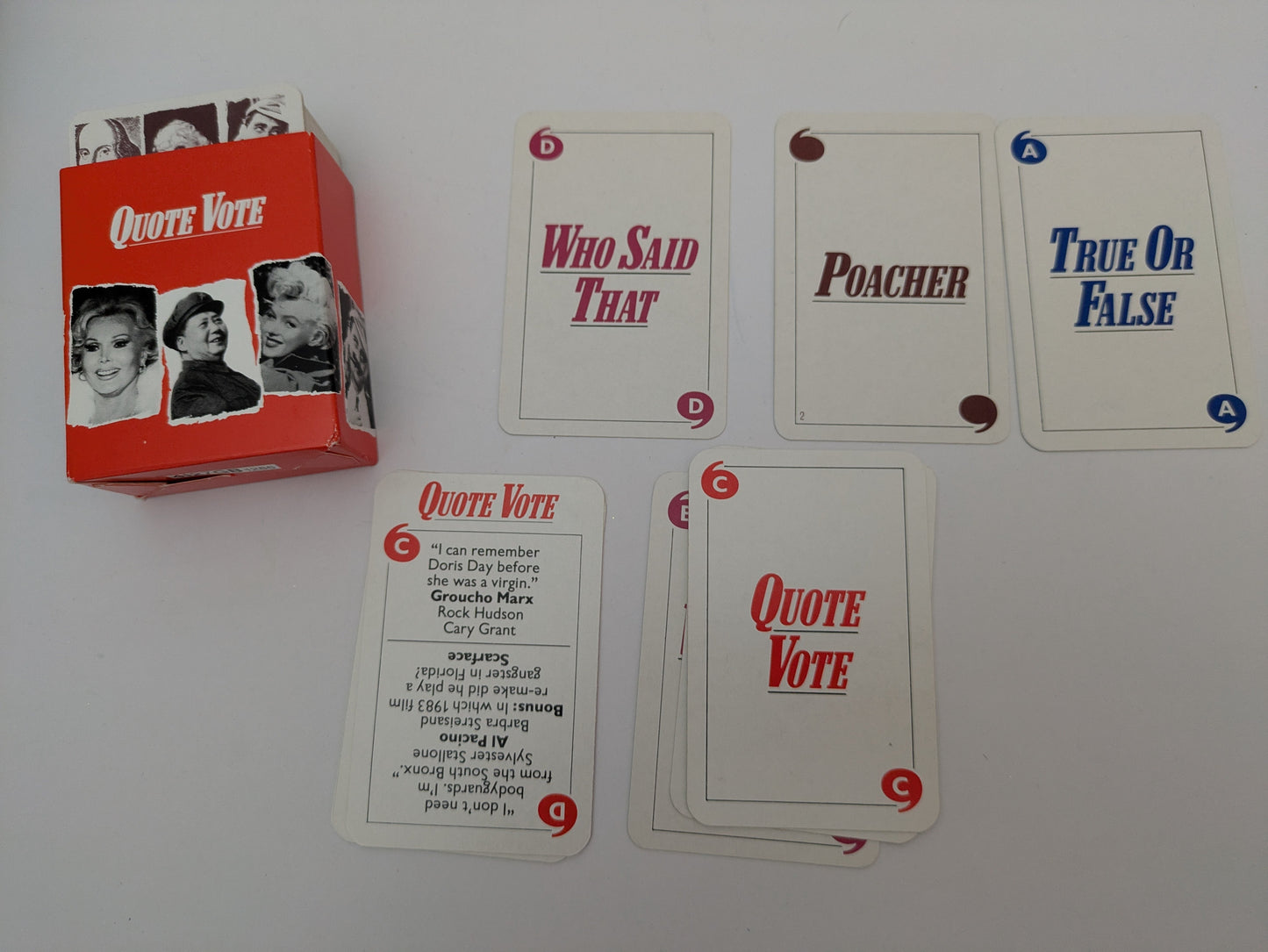 Quotations 1987 The Nostalgic 80s Board Game of Quotes and Phrases