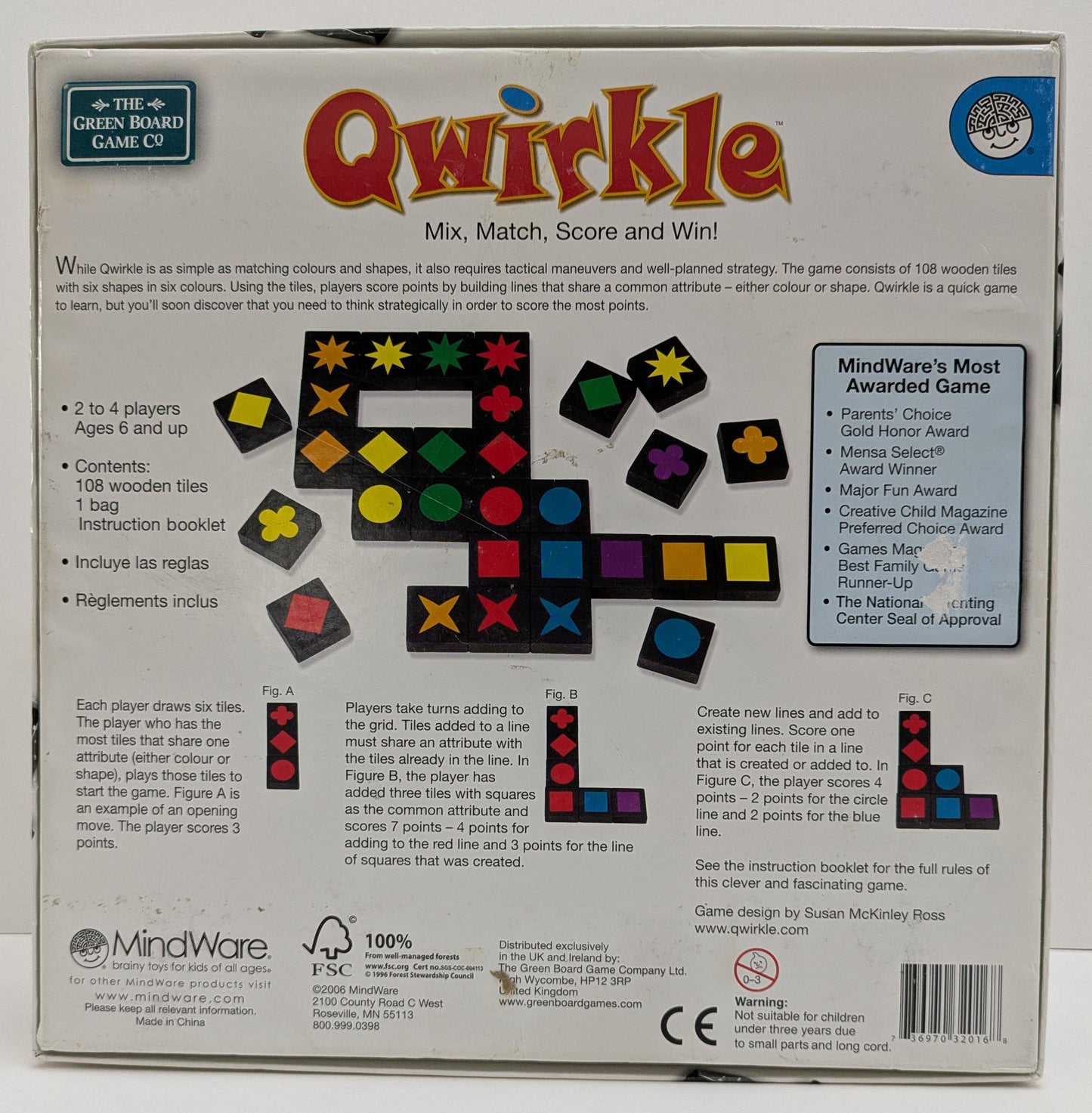 Qwirkle (2006) brings bold colours and smart strategy to your game night.