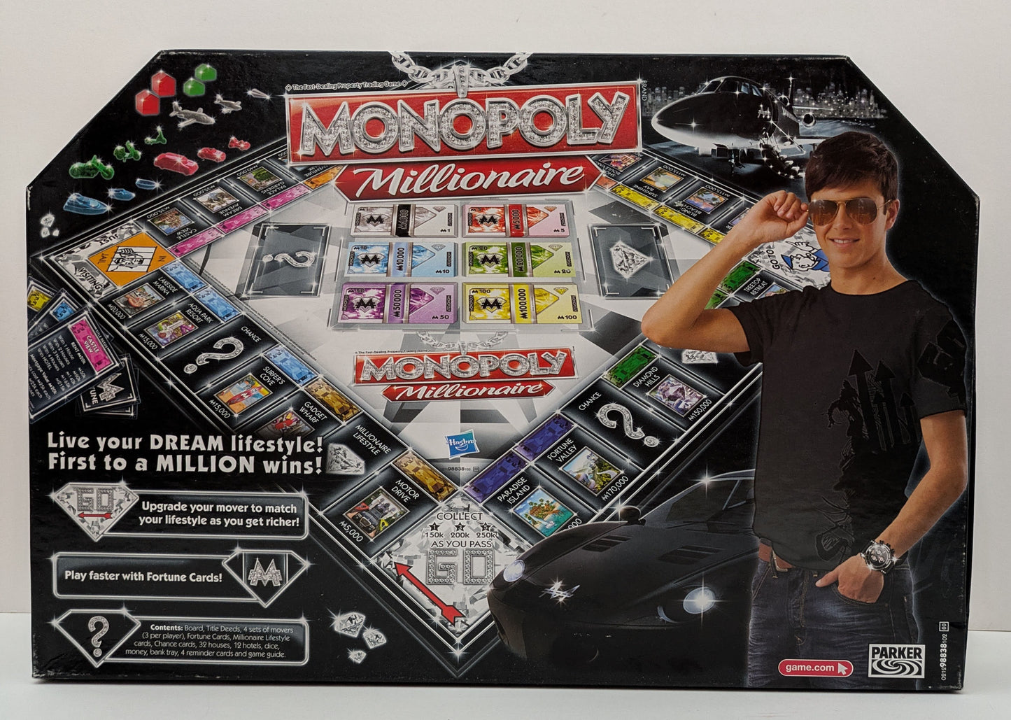 Race, deal and collect your way to £1 million in Monopoly Millionaire (2012).