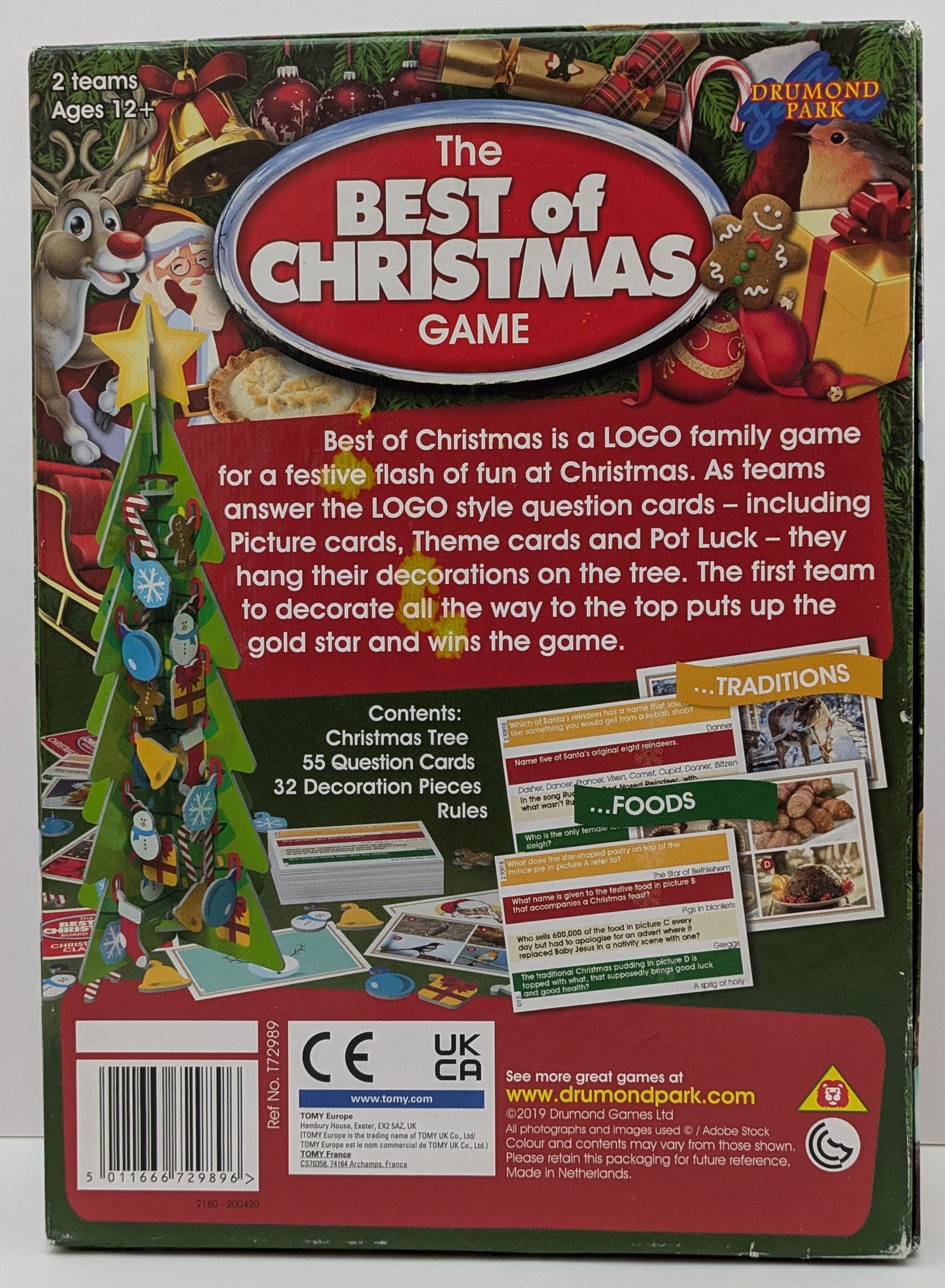 Race to decorate your Christmas tree in The Best of Christmas Game (2019).