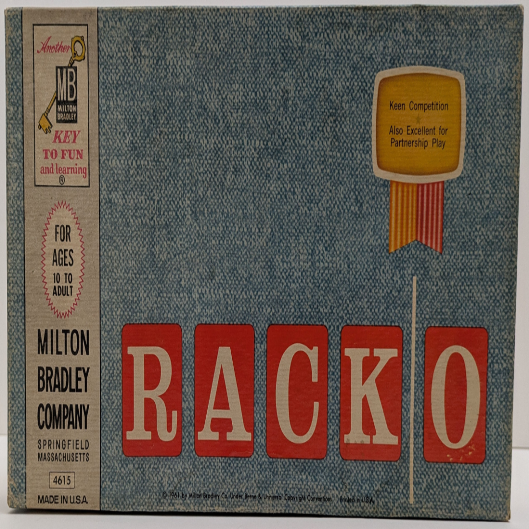 Racko (1961) – The Classic Game of Number Stacking Fun