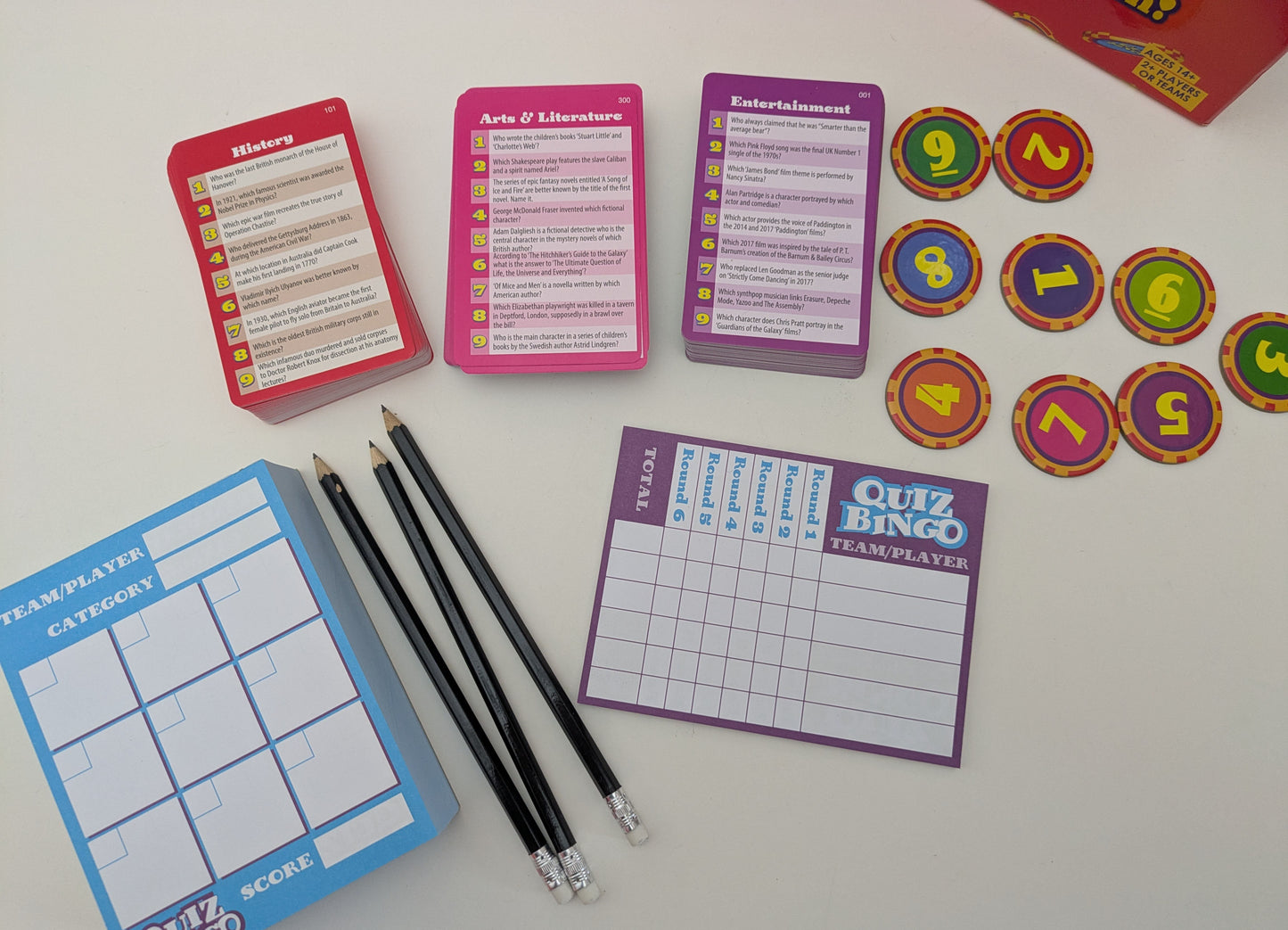 Ready to shout Bingo Quiz Bingo (2021) brings trivia and fun together in the ultimate family game night challenge.