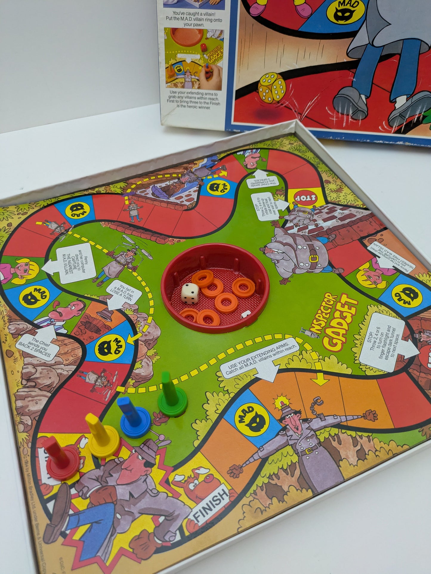 Relive the fun of the classic 80s cartoon with Inspector Gadget (1984) the board game for families.