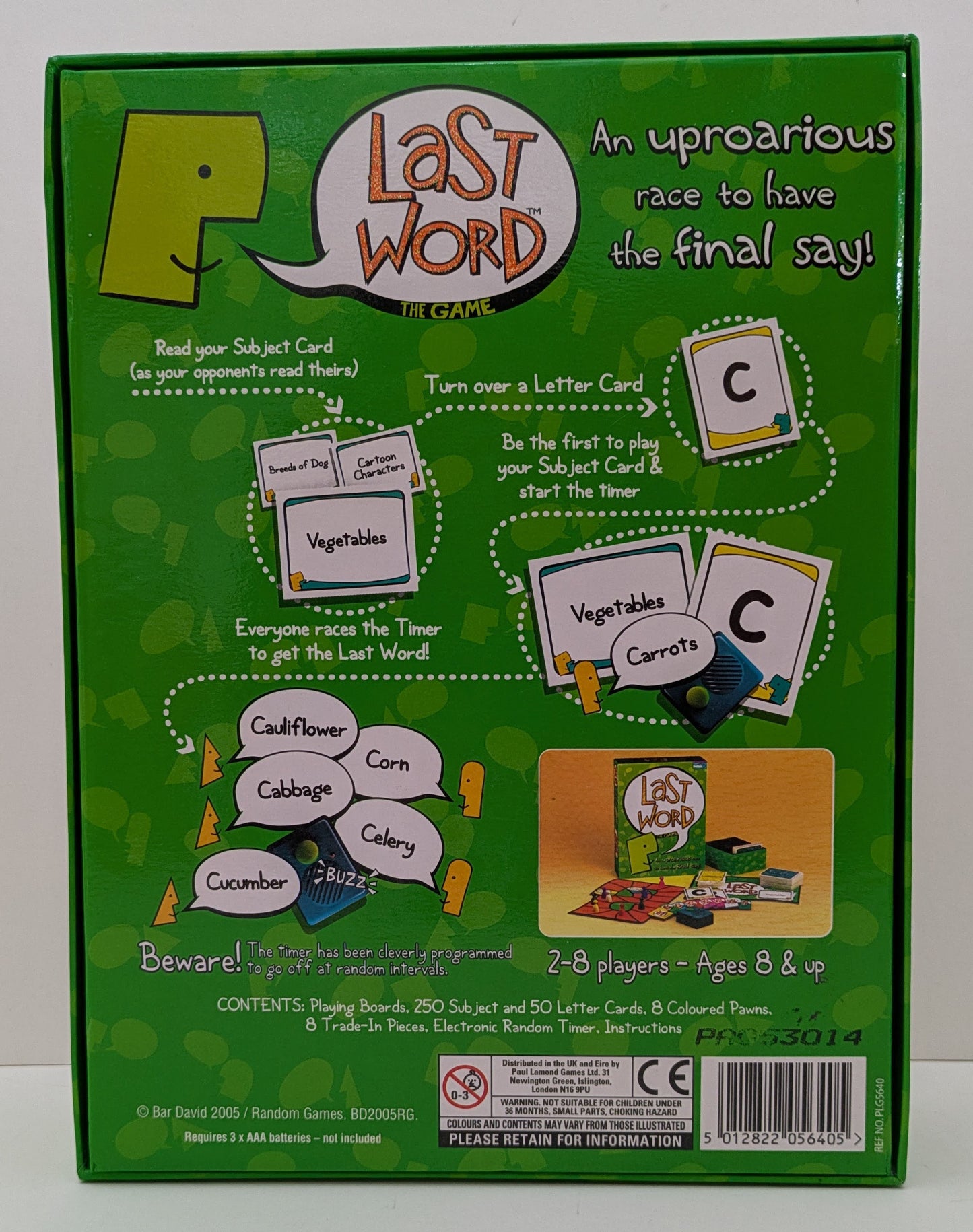 Relive the retro charm of Last Word (2005) – a word game favourite for family and friends.
