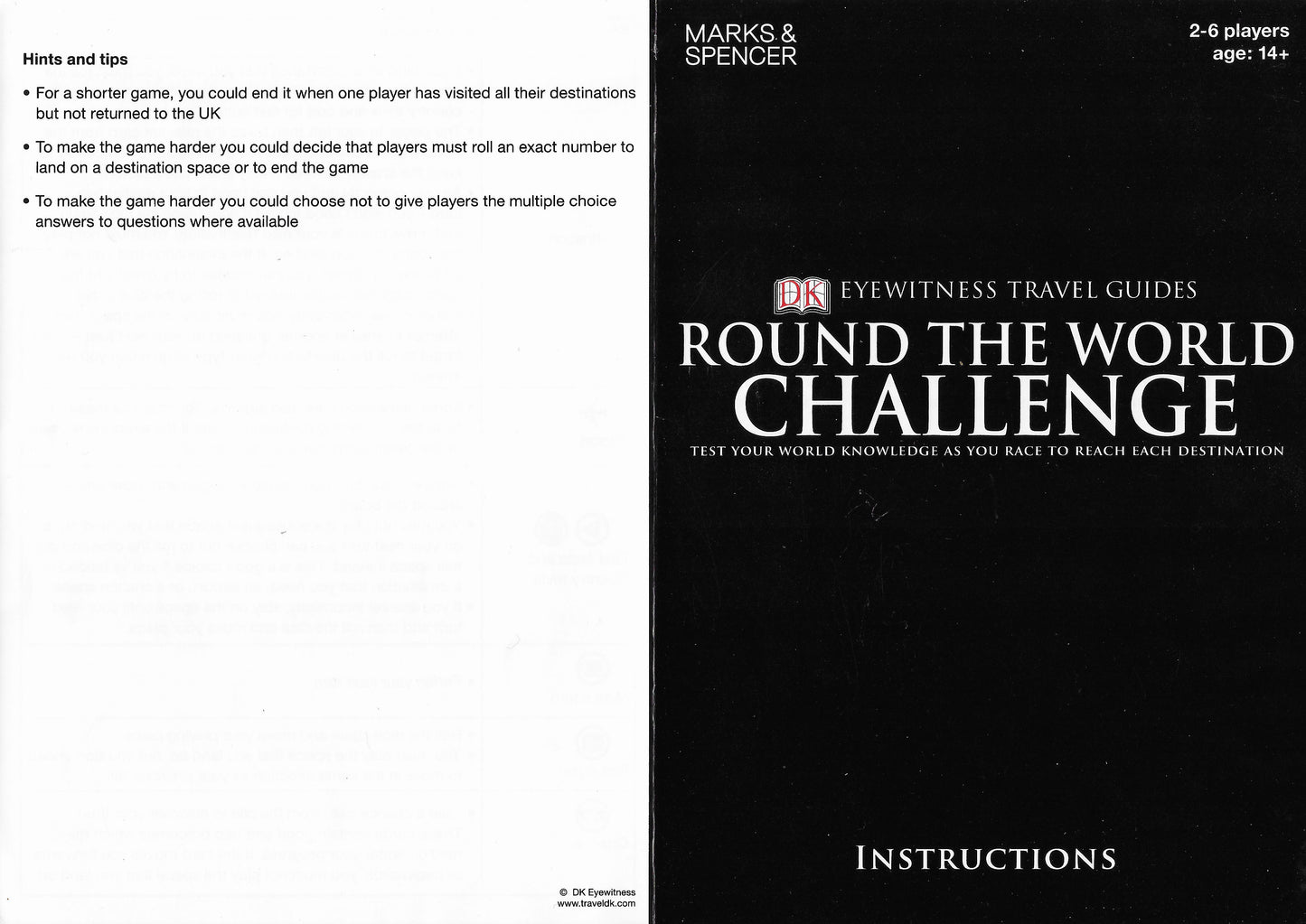 Round the World Challenge (2012) Rules – How to Play the Travel Quiz Game