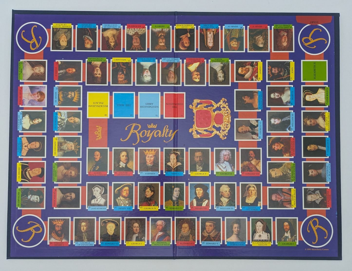 Royalty (1993) challenges players to test their knowledge of the monarchy with multiple-choice questions across a variety of topics.
