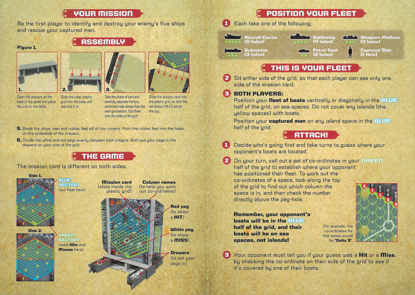 Rules Guide – Battleship Tactical Combat (2008) Set up your ships, plan your attacks, and use strategy to outthink, outguess, and outplay your rival commander.