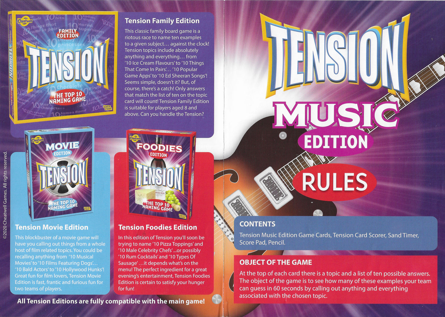 Rules of Play for Tension Music Edition (2019) – Quick and Easy Guide