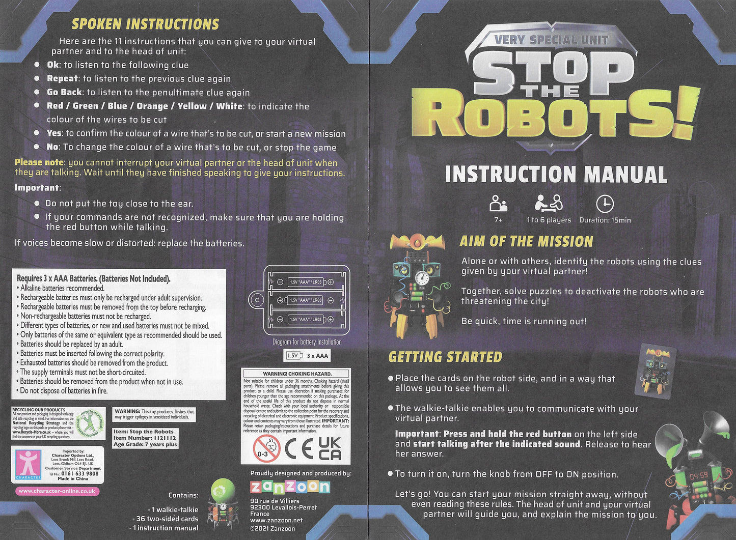 Rules of Stop the Robots! (2021) – Use Logic, Observation and Fast Thinking to Beat Each Level