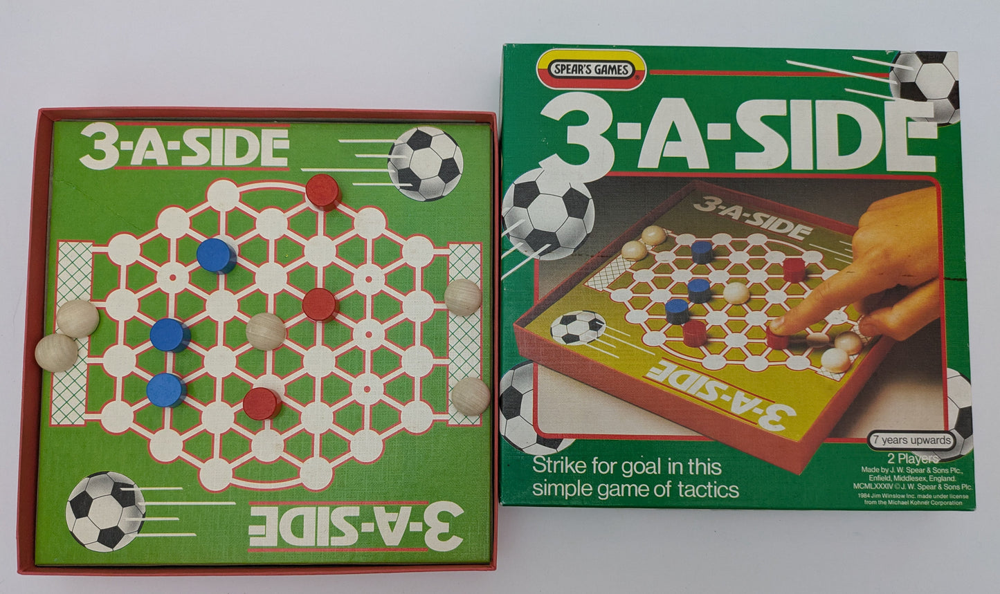 Score Goals and Outsmart Your Opponent in This Classic 80s Football Board Game – 3-A-Side (1984)