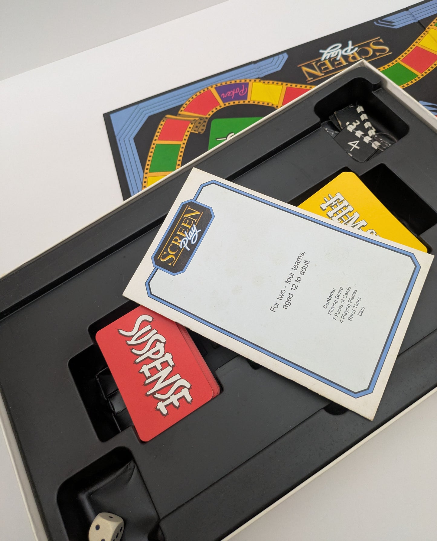 Screen Play (1990) – A Vintage Board Game for Film Lovers