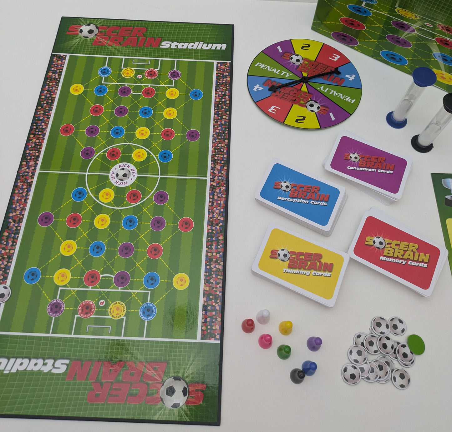 Soccerbrain (2008) is the football game where quick thinking wins goals.
