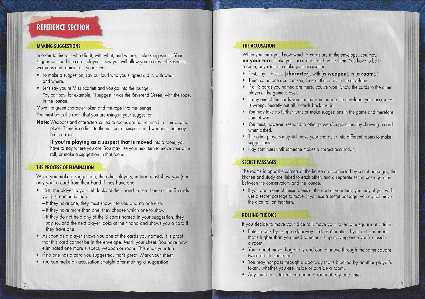 Solve the who, what, and where with every turn in Cluedo (2012).