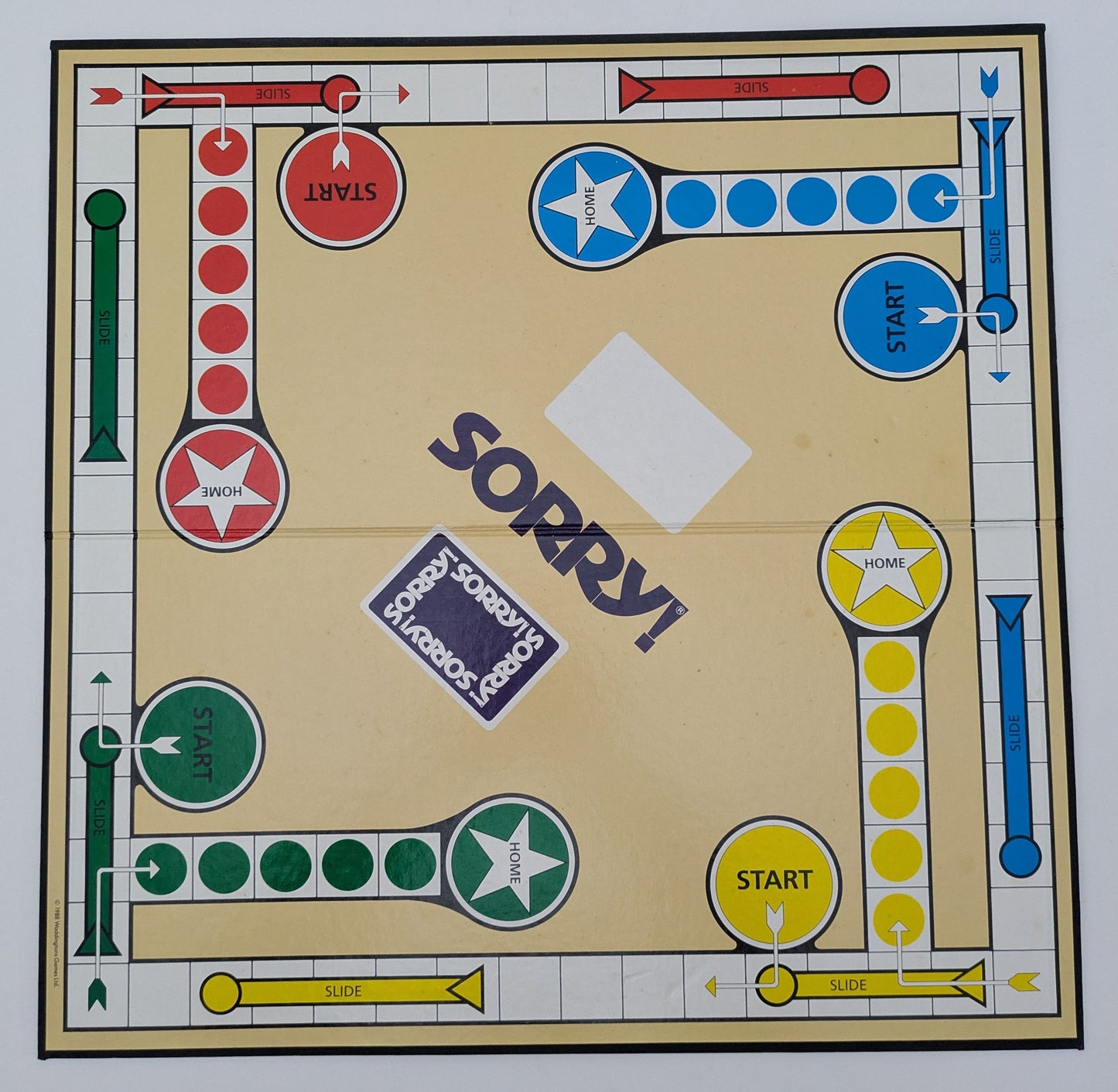 Sorry! (1988) is the classic game where sending your friends back to start never gets old.