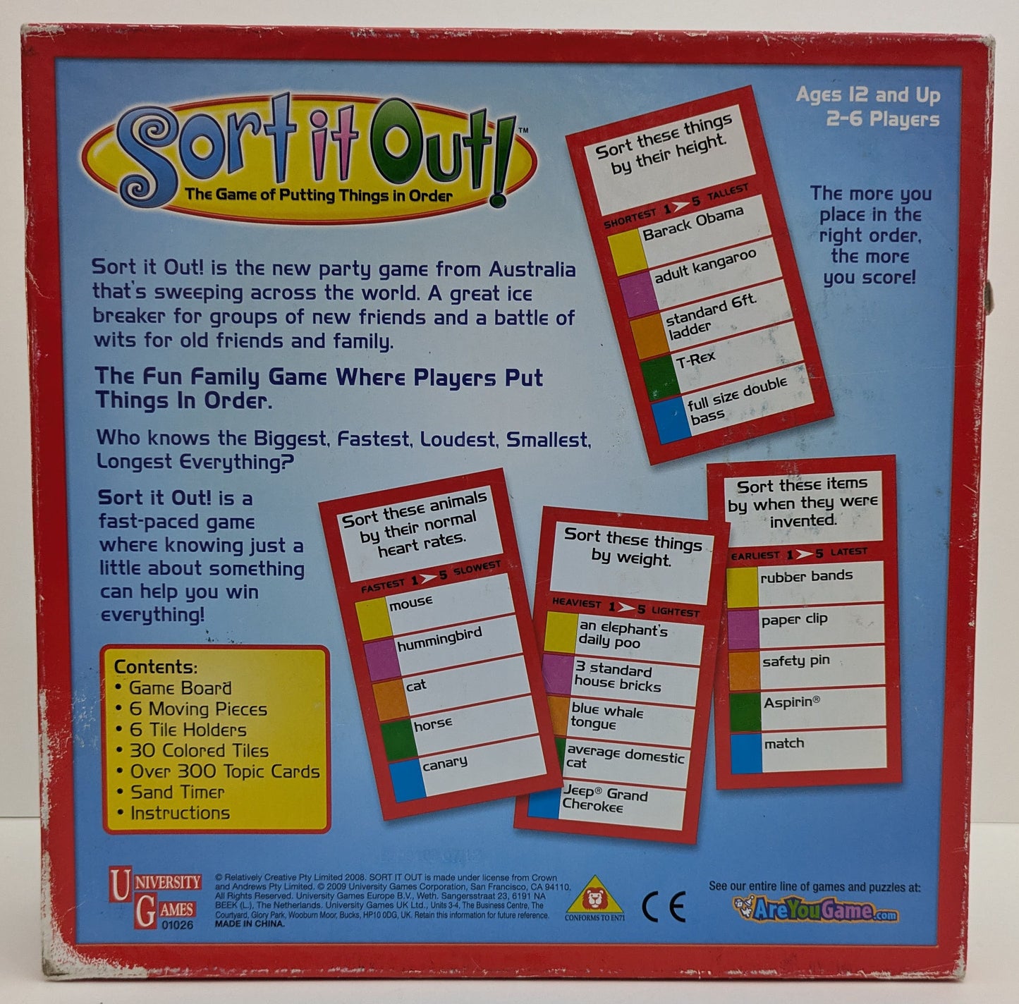 Sort It Out! (2019) turns everyday knowledge into a fast and funny race to the finish.