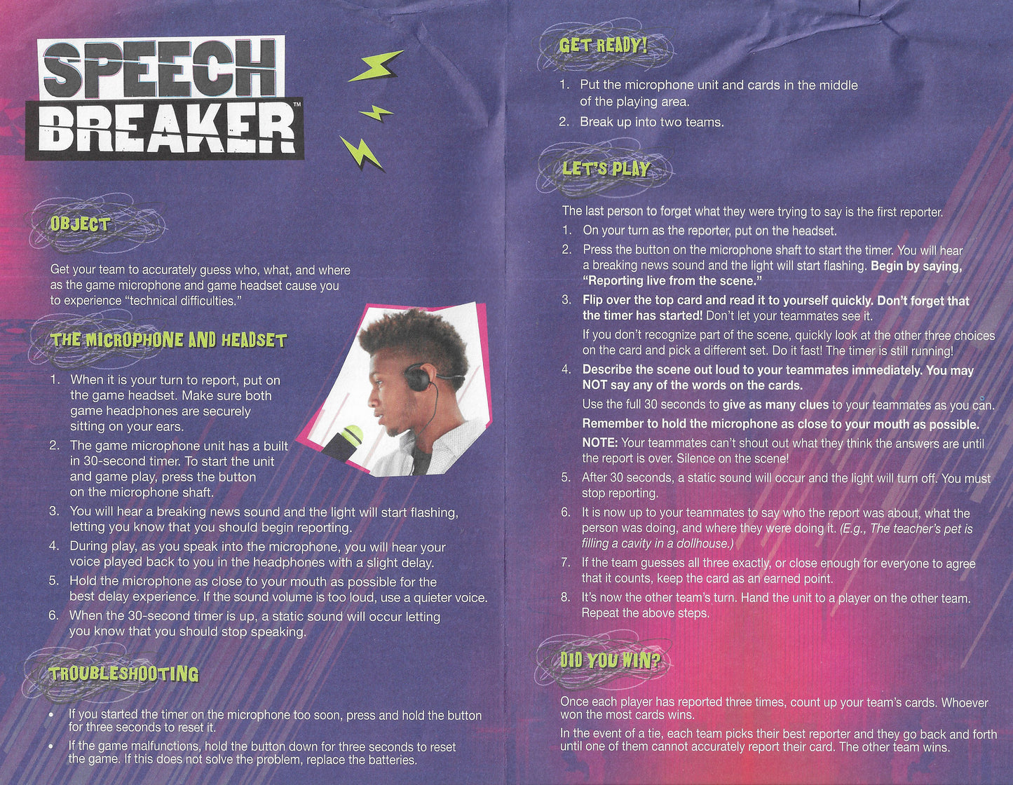 Speech Breaker (2017) is where tech glitches become the challenge – and the fun!