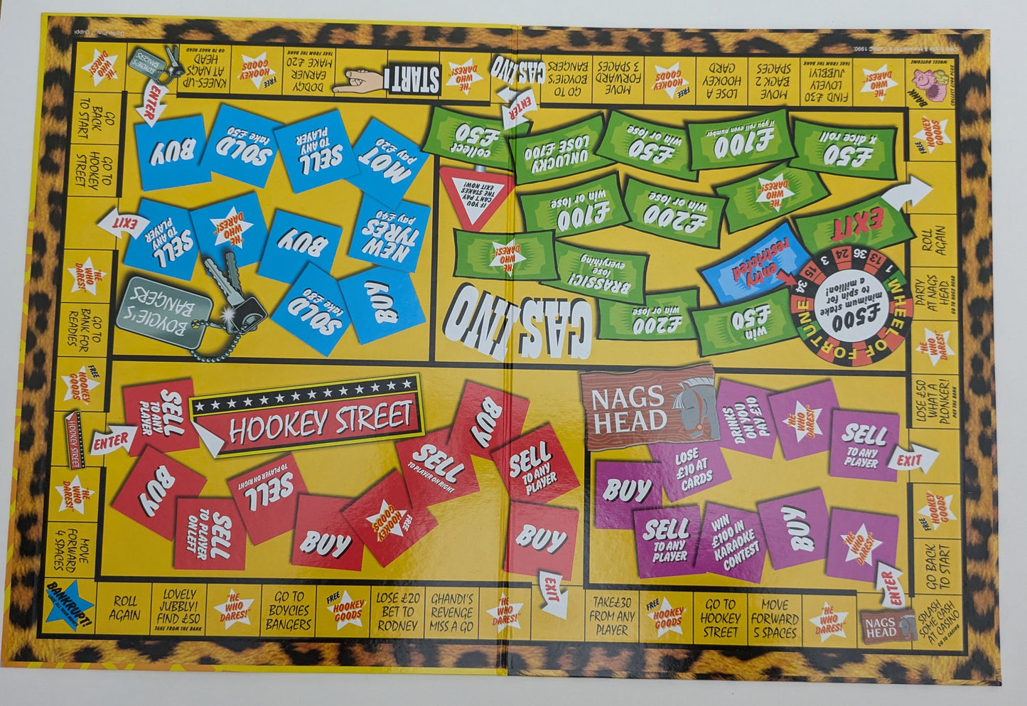 Spin the Wheel and Take Your Chances in Only Fools and Horses Trotters Trading Game (1990)!