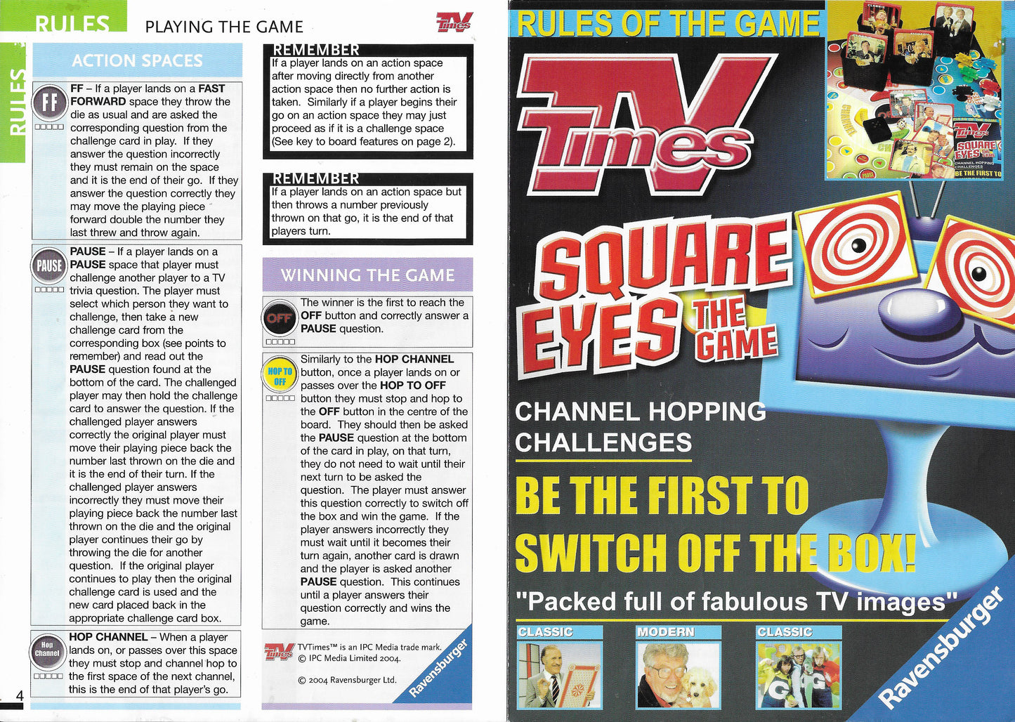 Square Eyes (2004) Rules – Step-by-Step Guide to Playing This Channel-Hopping Quiz