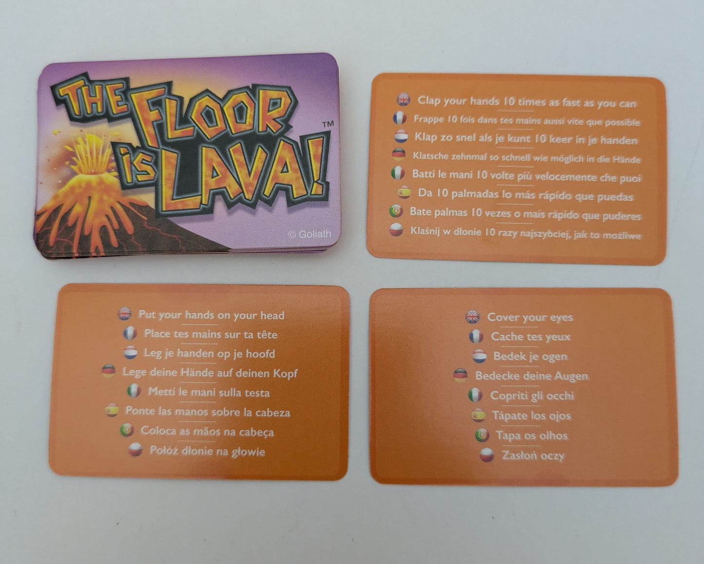 Stay Safe on the Stones in The Floor is Lava Board Game