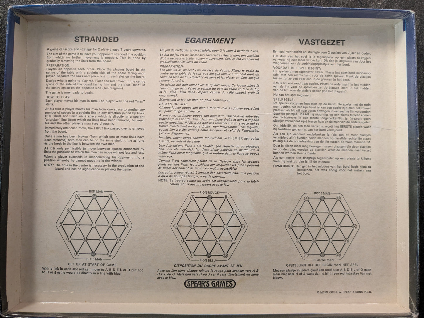 Stranded (1981) - Classic Two-Player Strategy Game