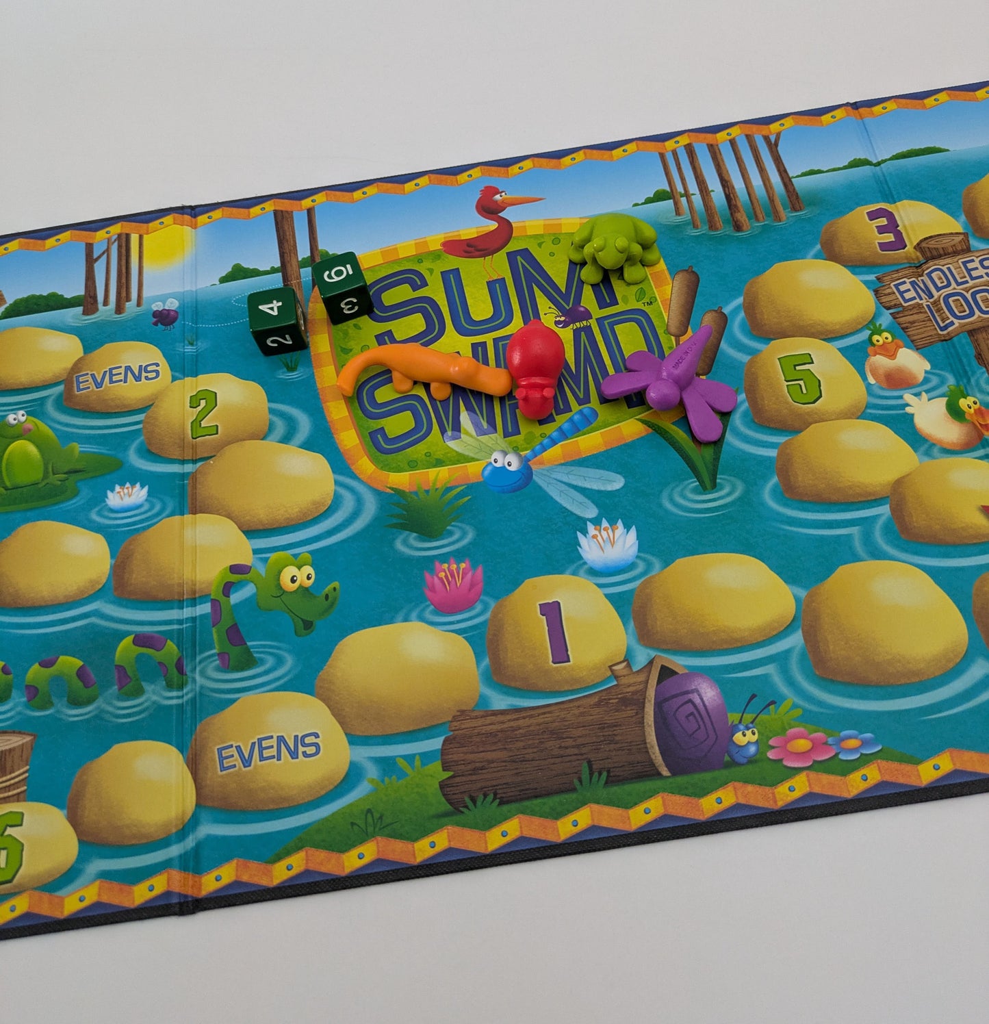 Sum Swamp (1993) turns learning into play, helping kids build number confidence while enjoying a family-friendly board game.