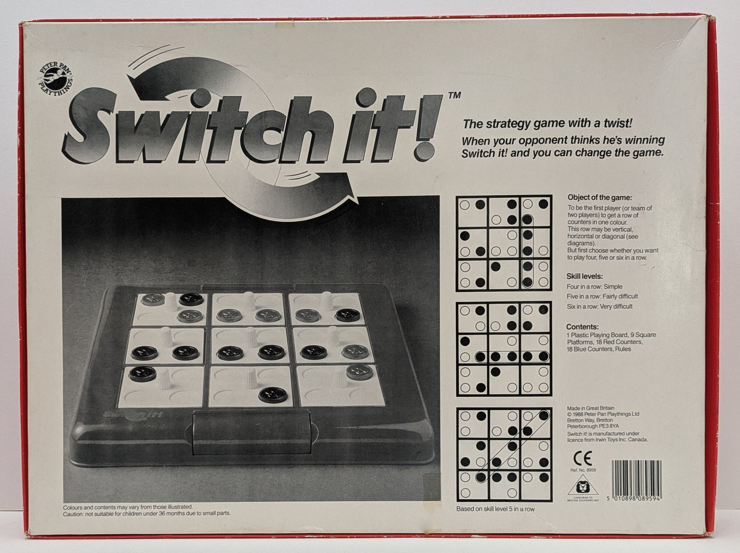 Switch It (1988) – A Collectable 80s Board Game Packed with Tension and Fun