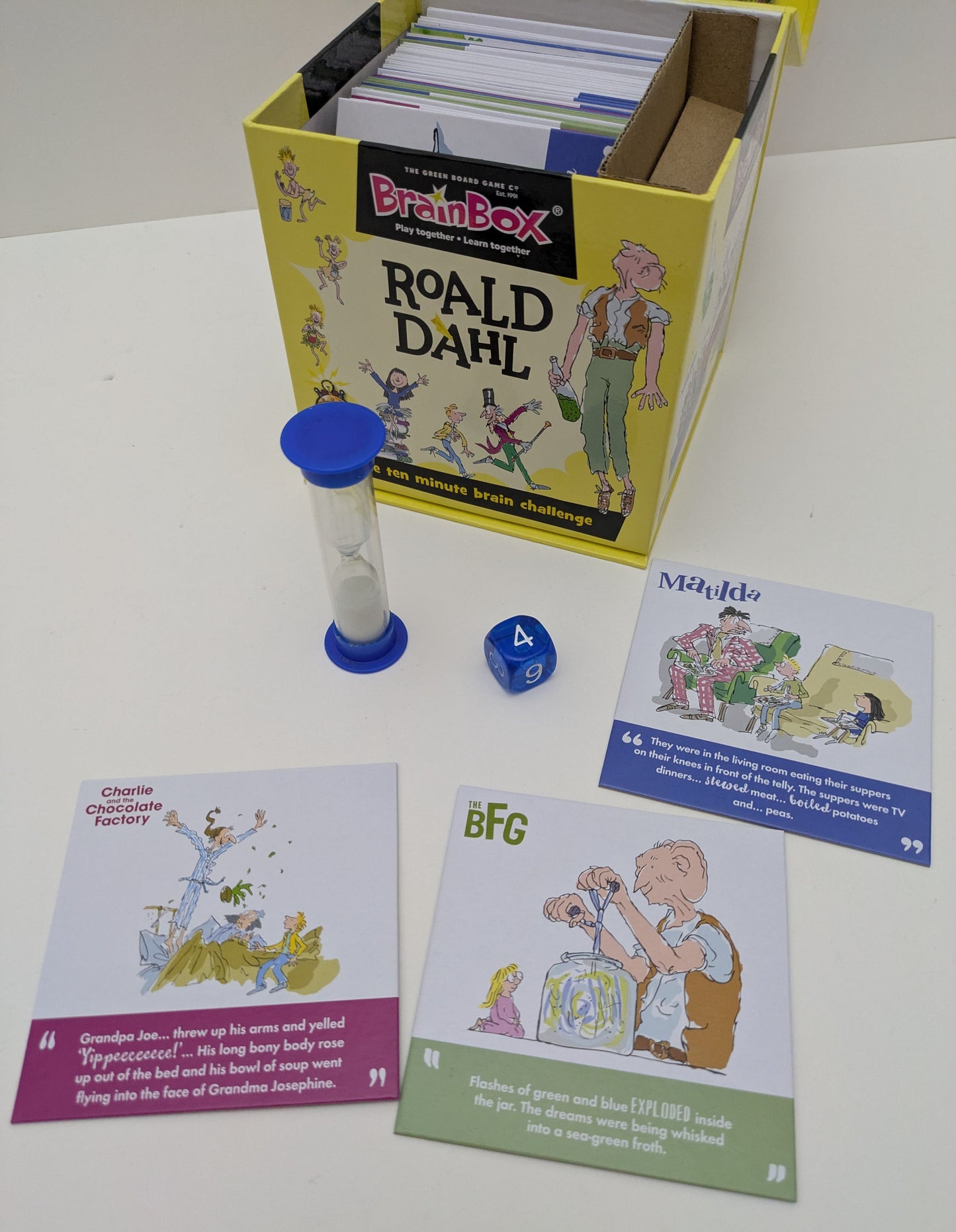 Test Your Recall with Roald Dahl – BrainBox (2018) Trivia Fun