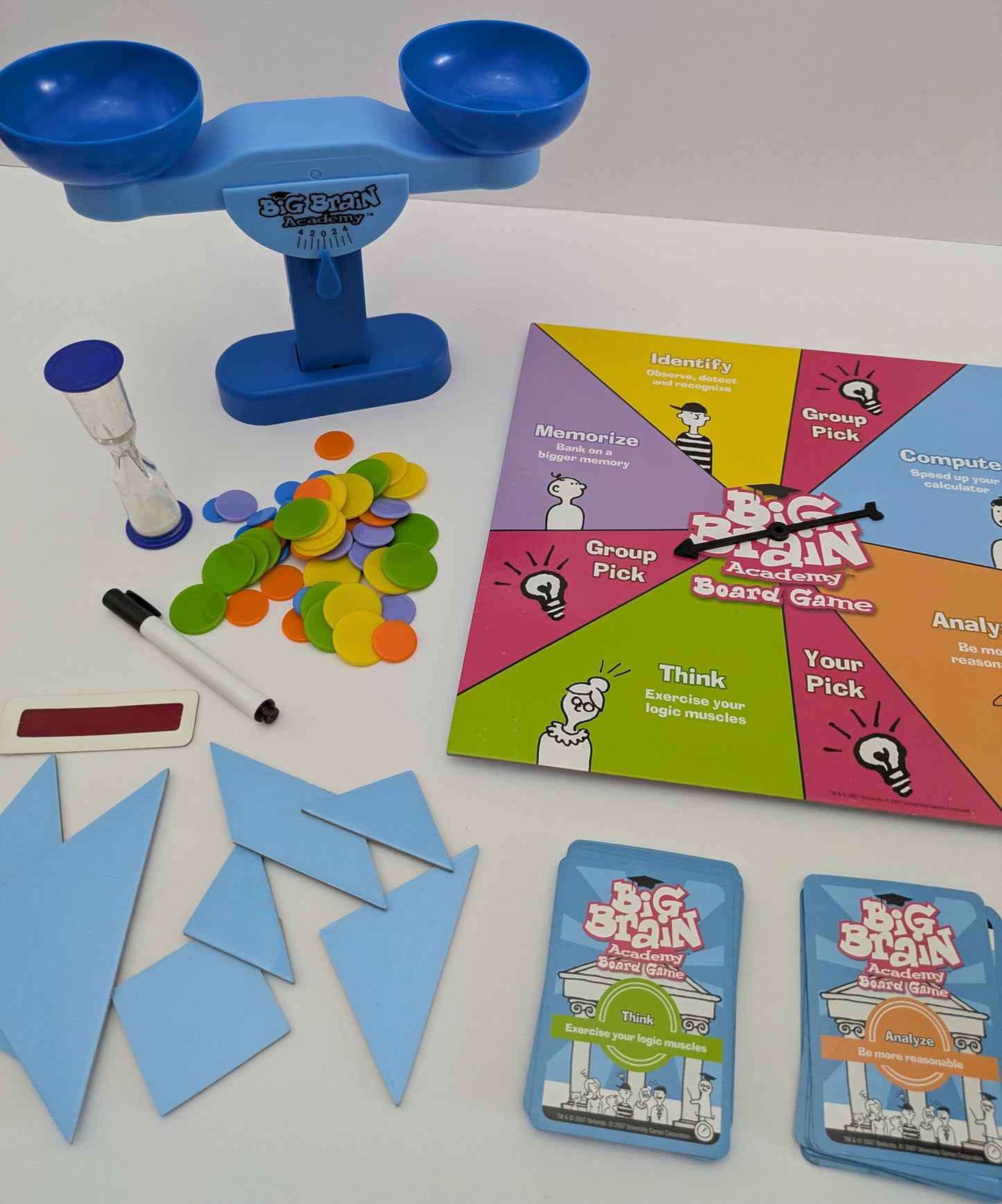 Test your skills with Big Brain Academy Board Game (2007) – the ultimate brain workout for all ages.