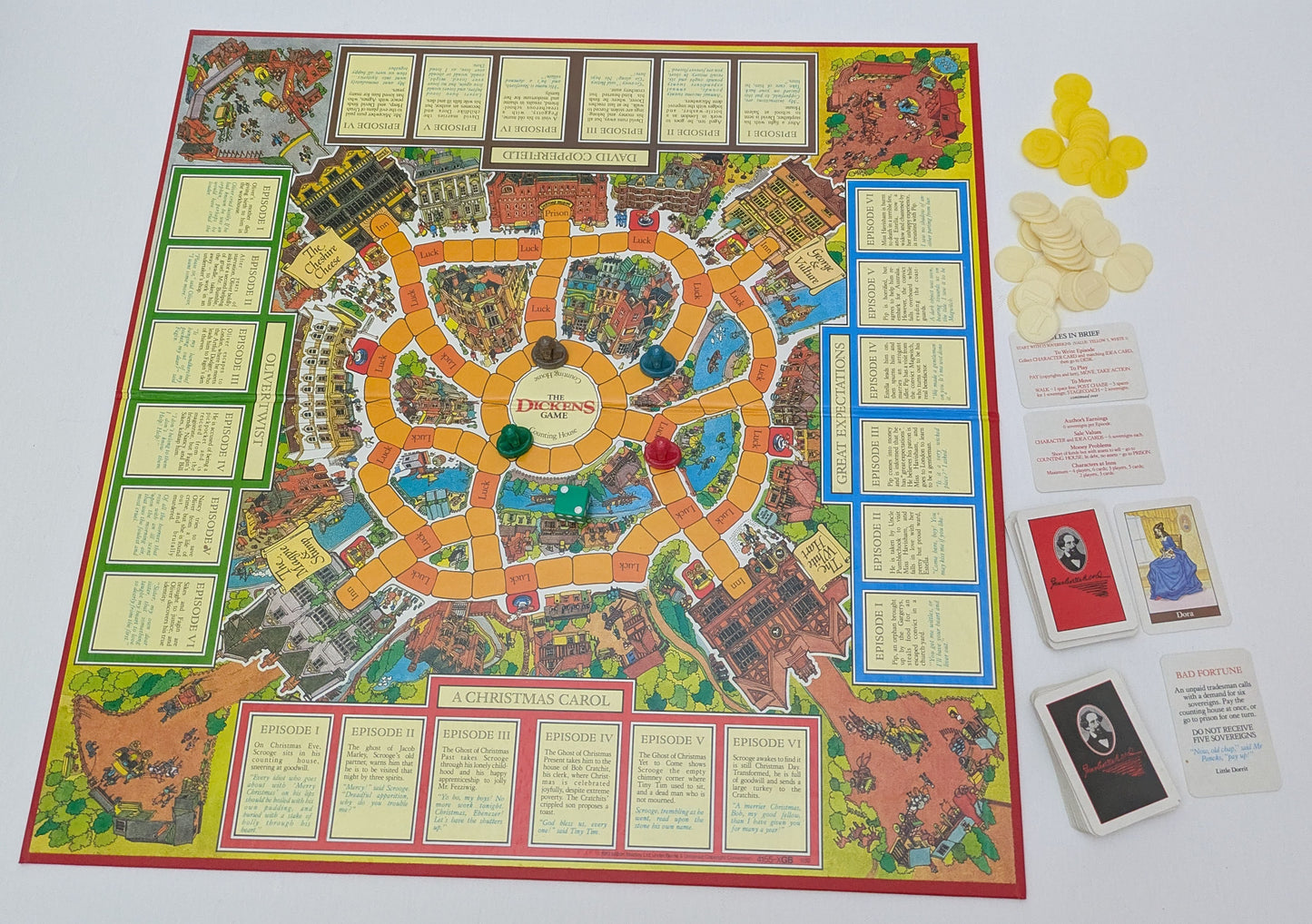 The Dickens Game (1983) – A Classic Literary Board Game Inspired by Charles Dickens