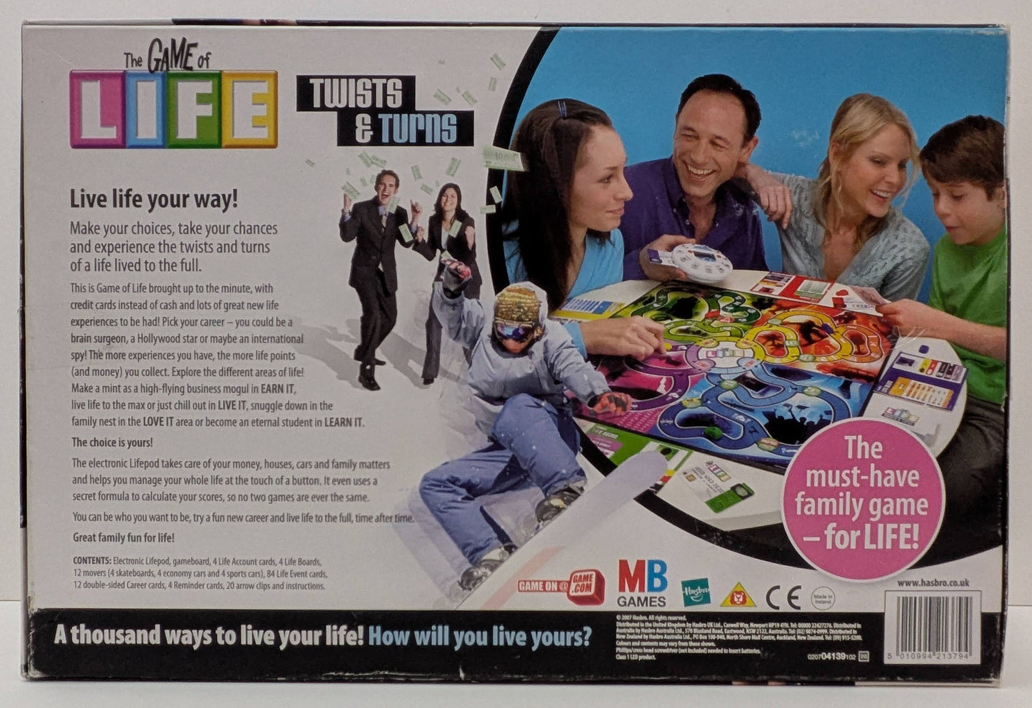 The Game of Life – Twists and Turns (2007) Modern Fun for Friends and Families