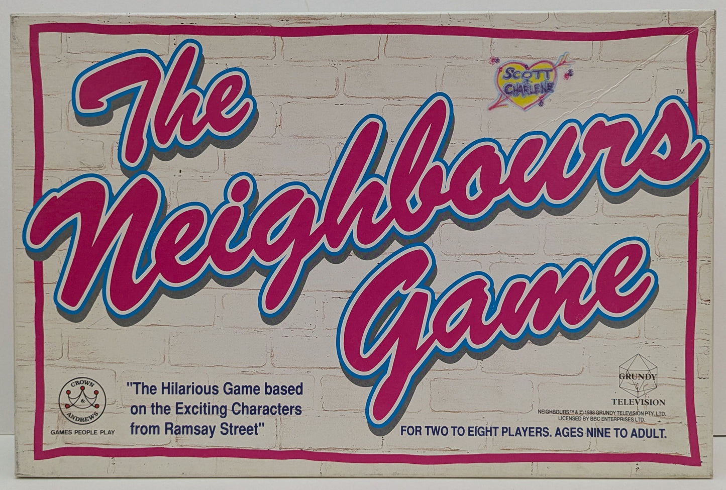 The Neighbours Game (1988) is a must-have for collectors and fans of the classic Australian soap opera.
