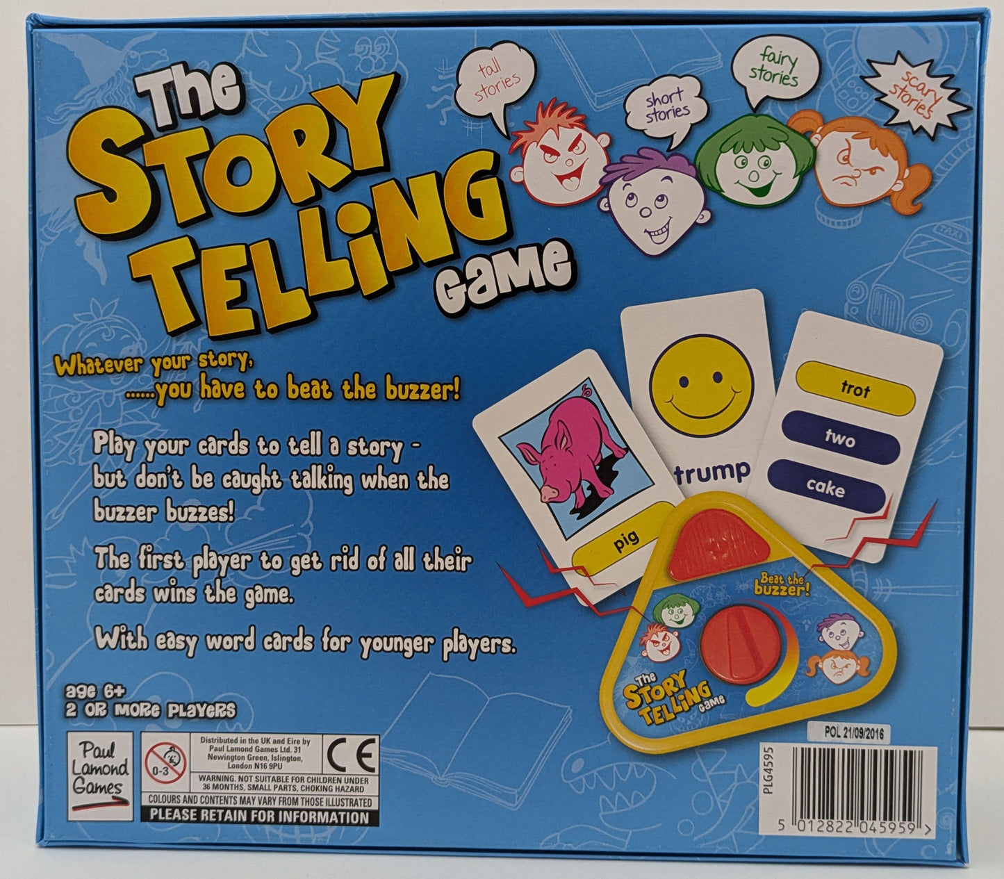 The Story Telling Game (2014) Rules – Talk Fast, Play Cards, and Watch the Story Grow